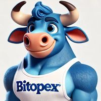 Bitopex Bull Education TapGame Logo Telegram