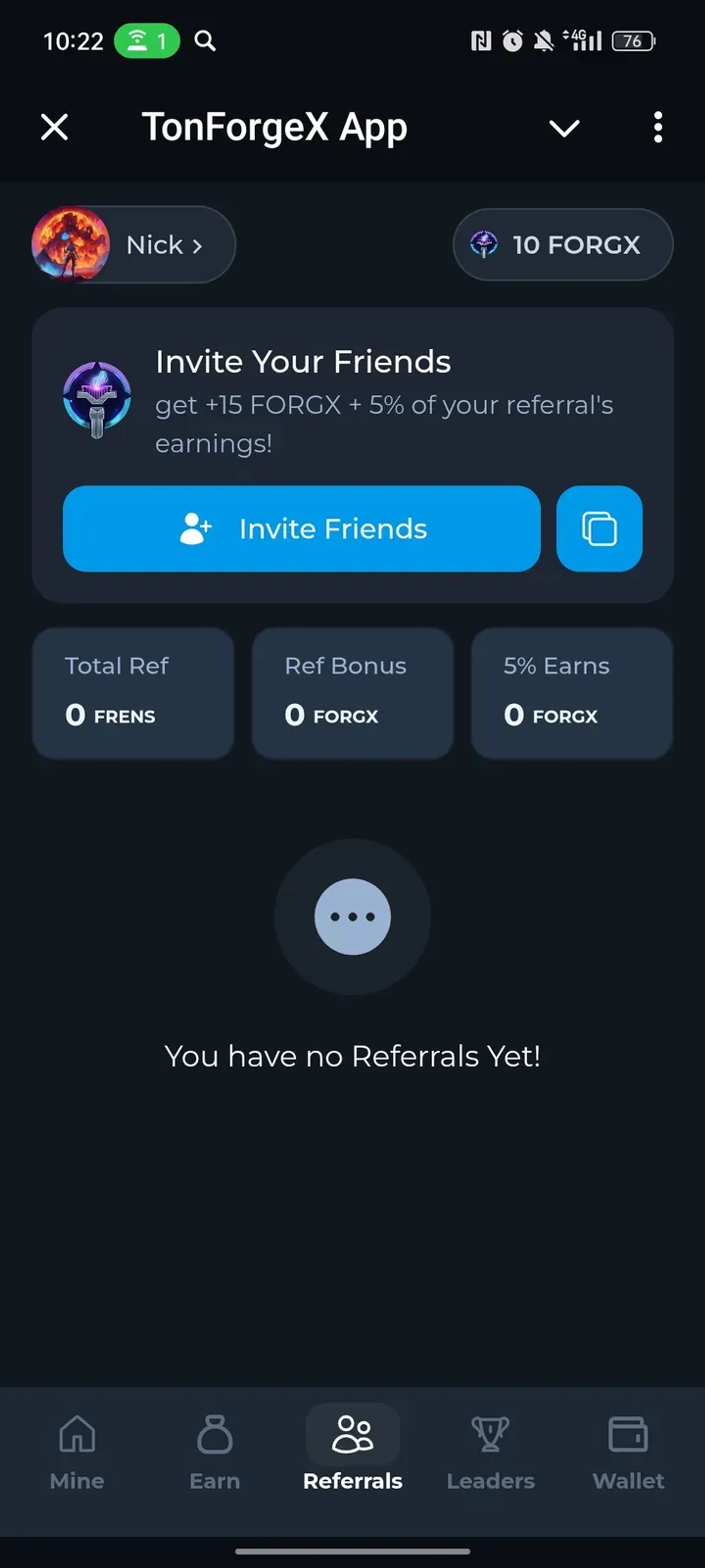 TonForgeX App в Телеграм — скриншот 2