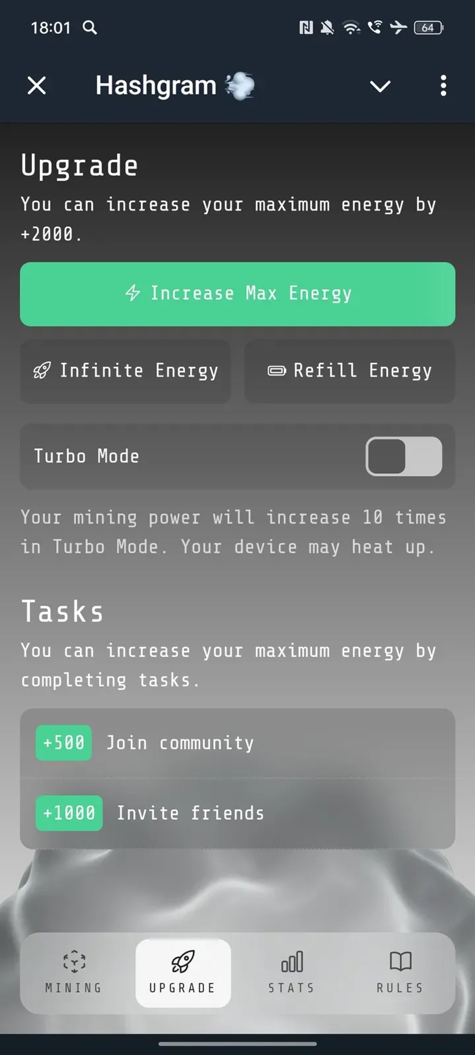 Hashgram 💨 Telegram Screenshot 2