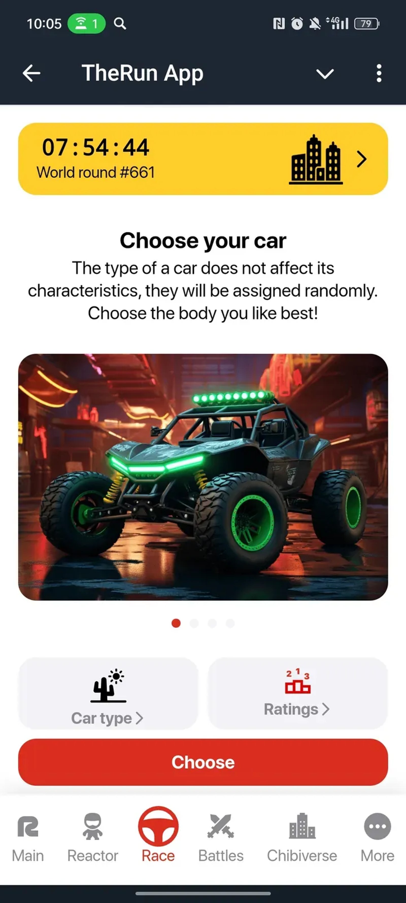 TheRun App в Телеграм — скриншот 3