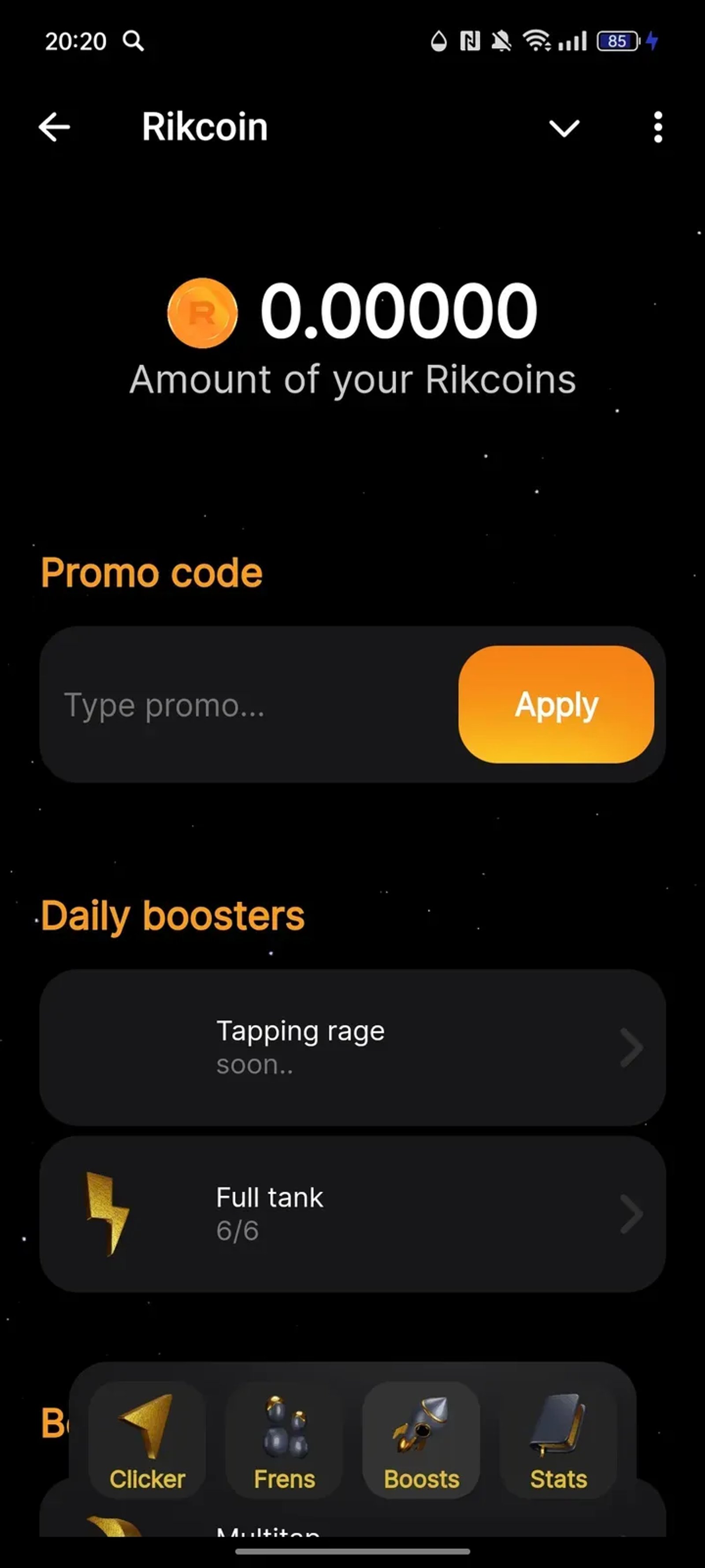 Rikcoin Telegram Screenshot 3