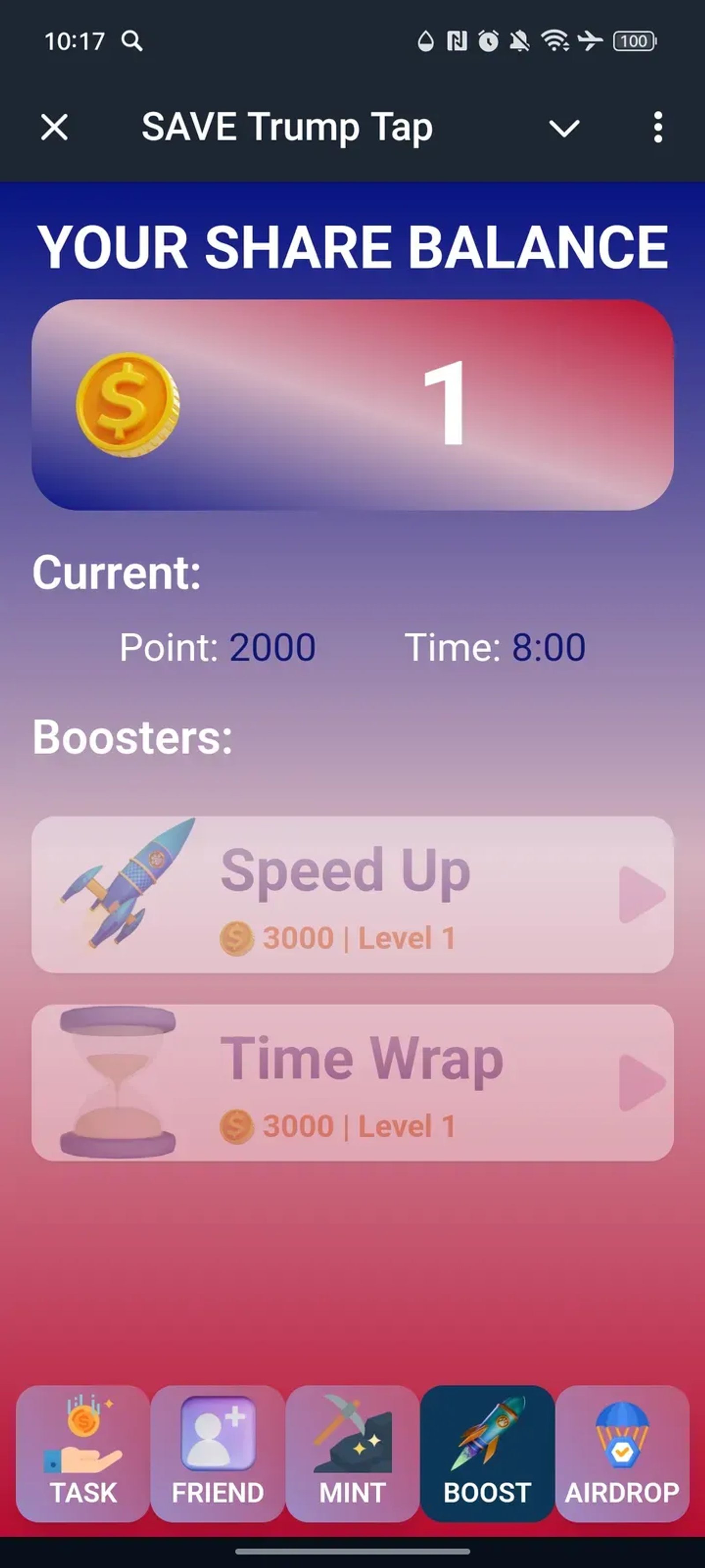 SAVE Trump Tap Telegram Screenshot 4