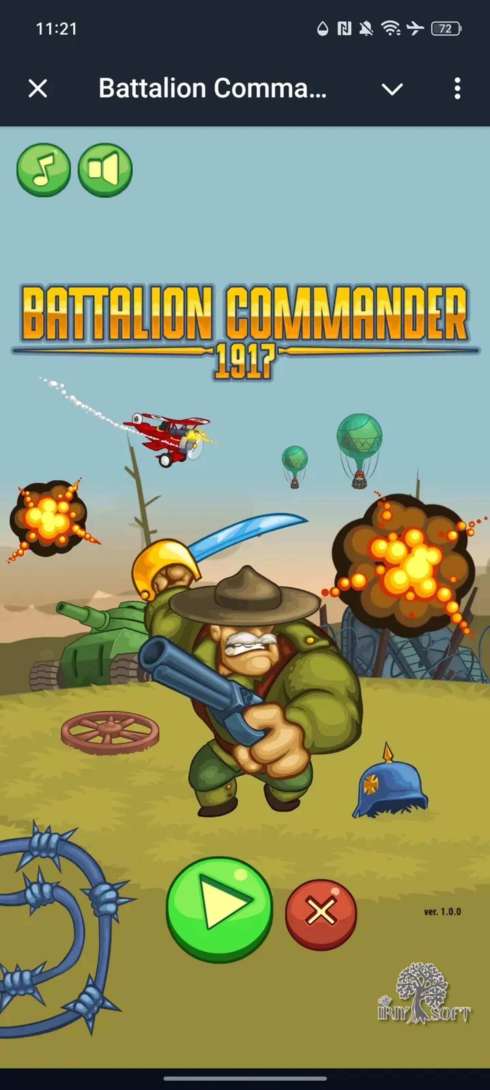 Battalion Commander Game в Телеграм — скриншот 1