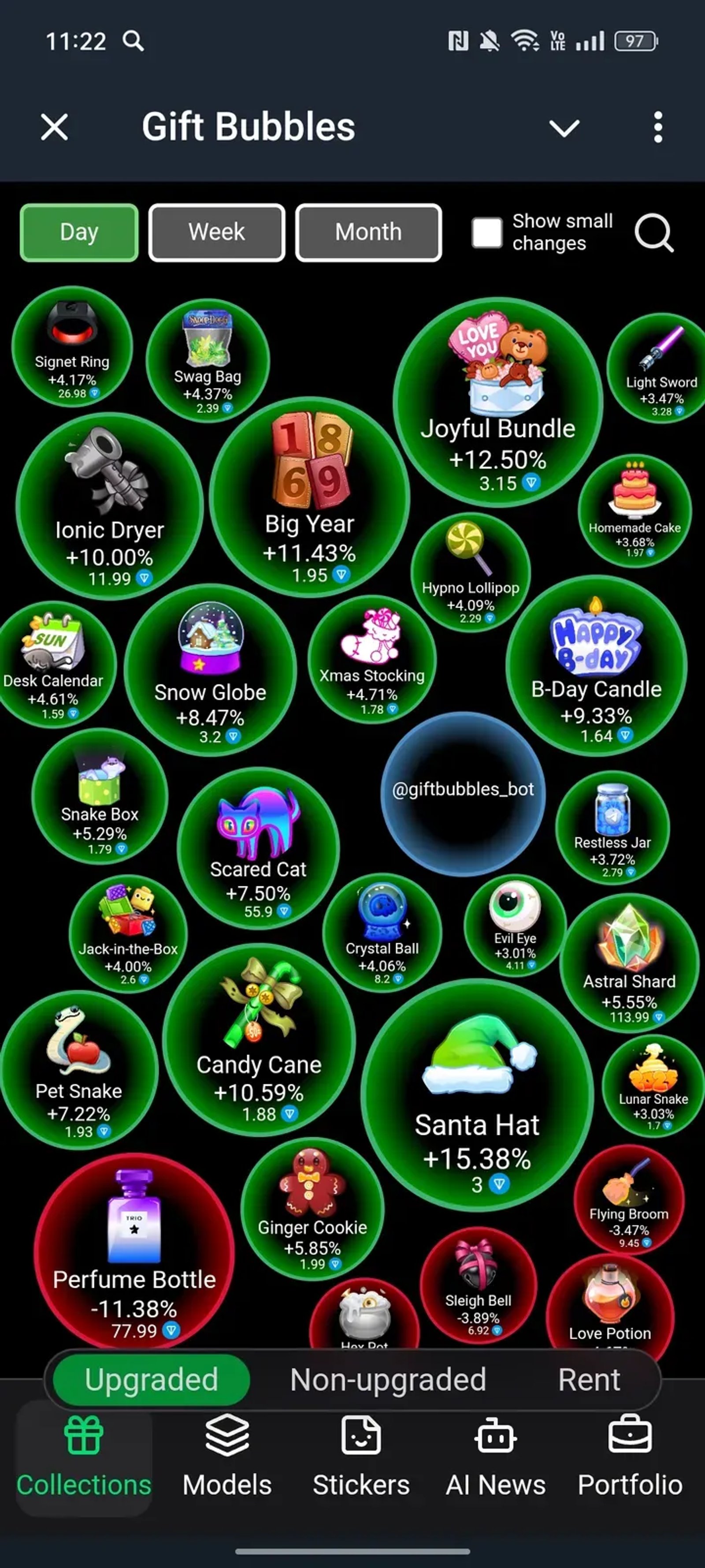 Gift Bubbles в Телеграм — скриншот 1