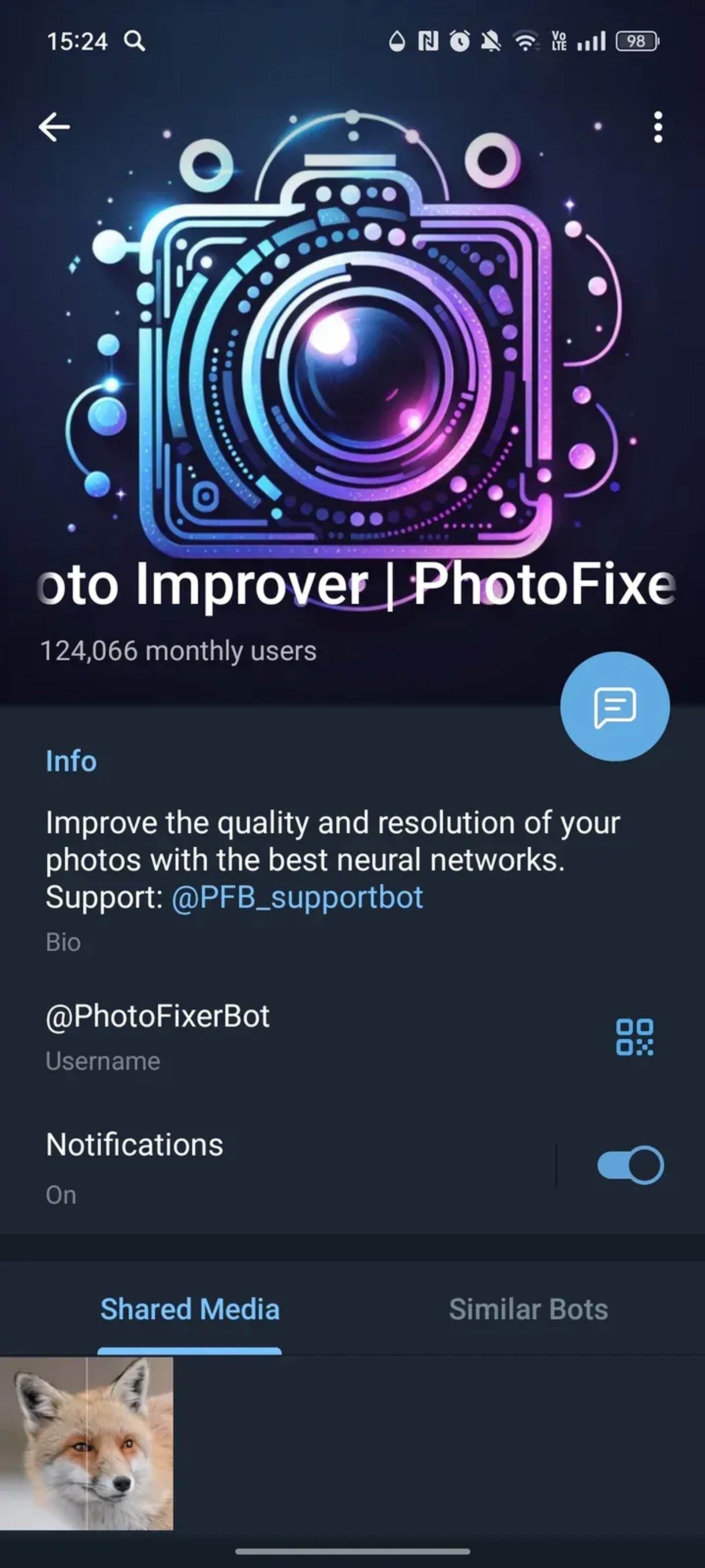 AI Photo Improver | PhotoFixerBot | Enhance & Upscale в Телеграм — скриншот 4