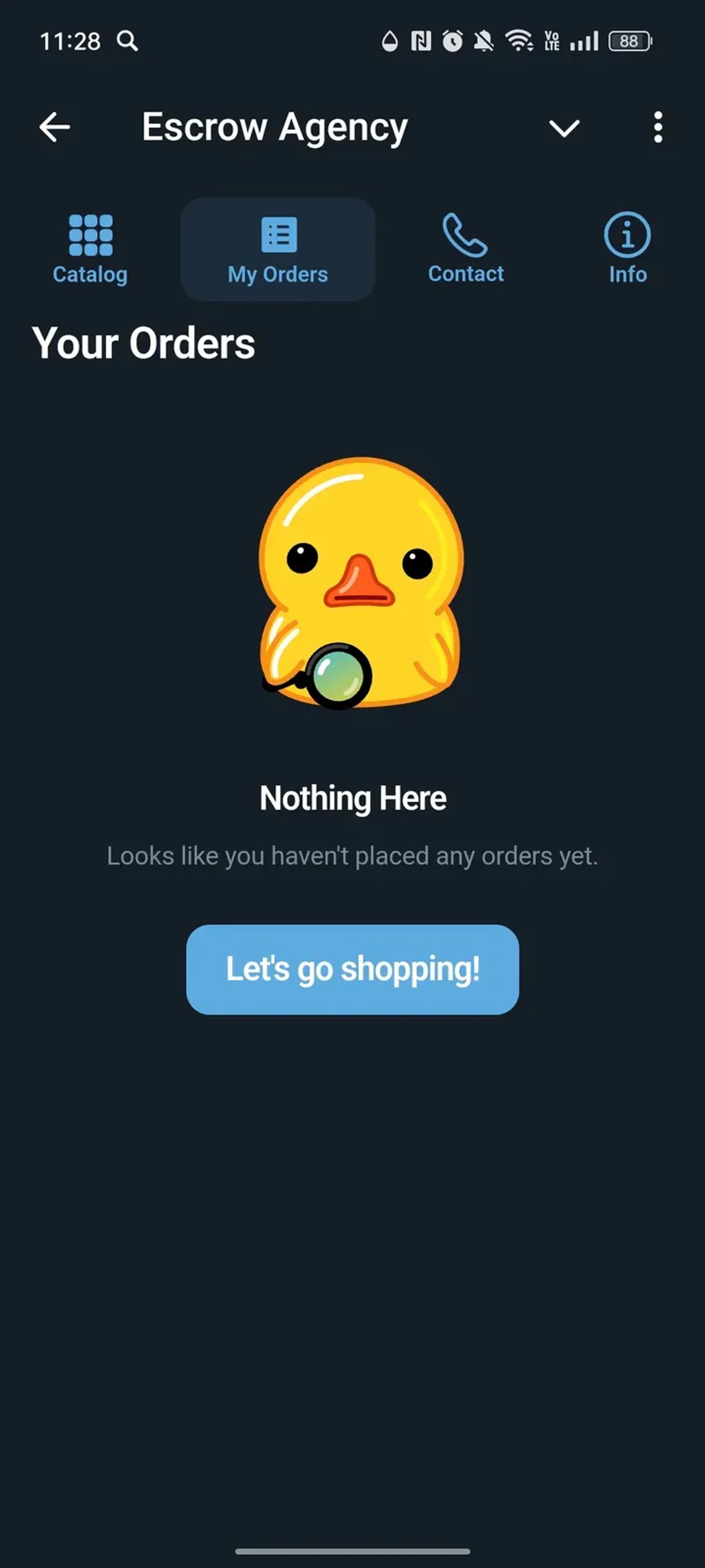 Escrow Agency Telegram Screenshot 2