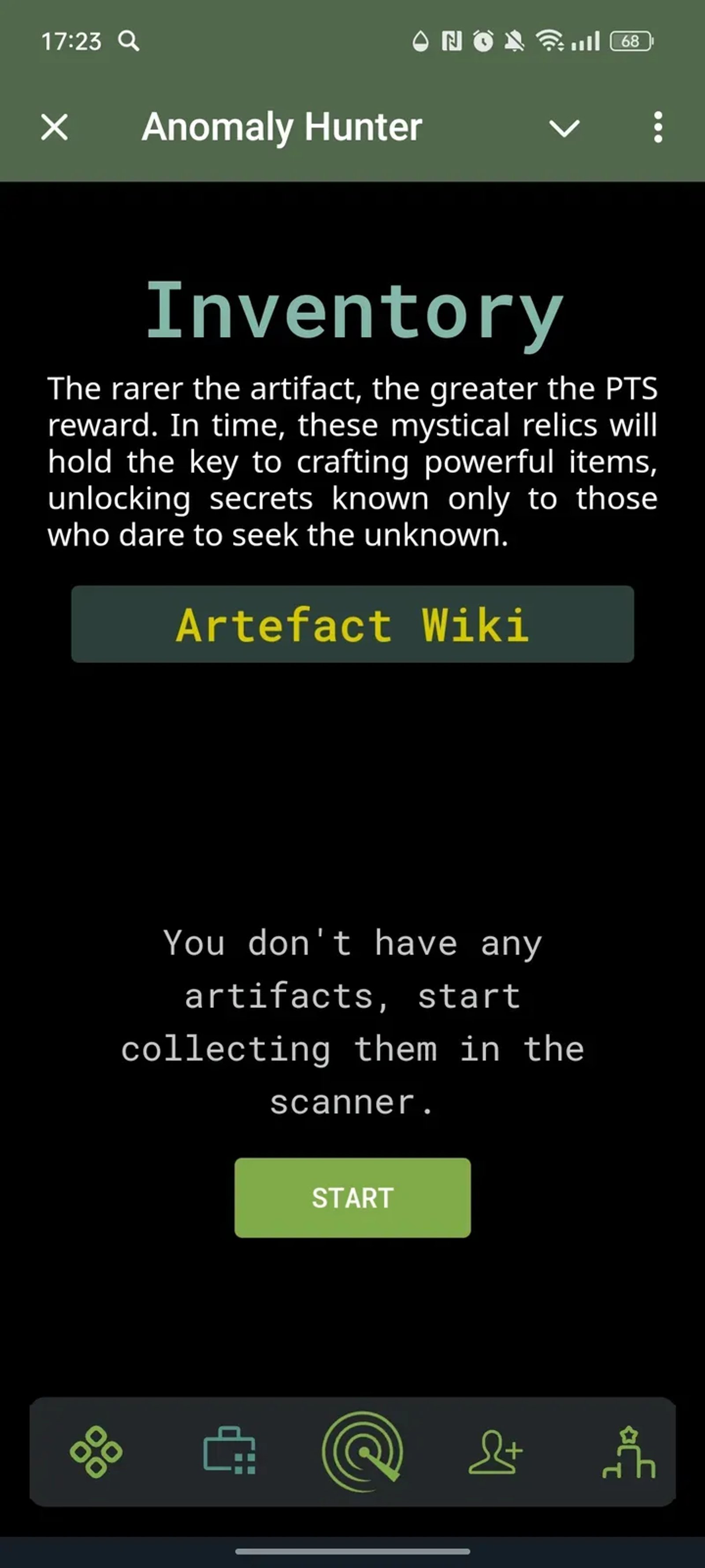 Anomaly Hunter в Телеграм — скриншот 2