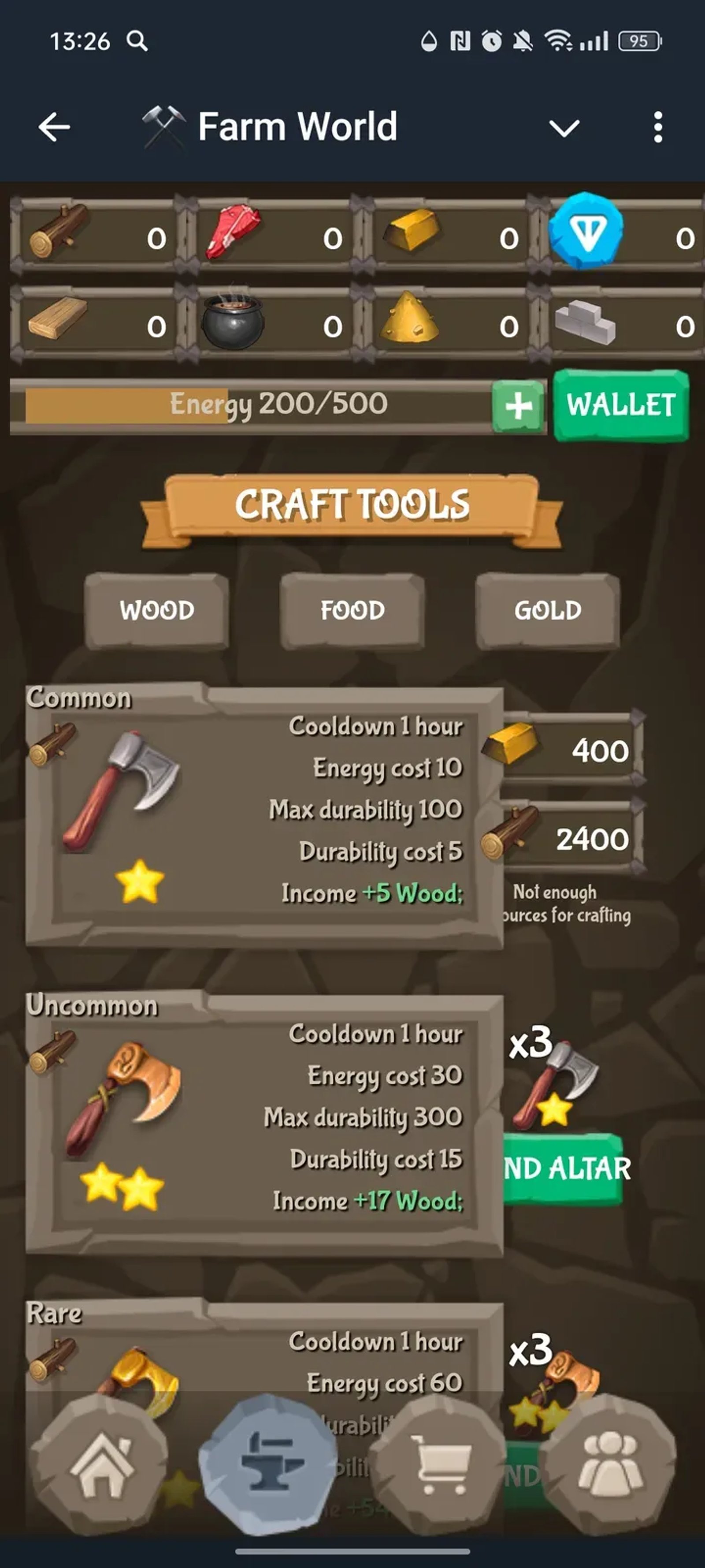 ⚒ Farm World в Телеграм — скриншот 2