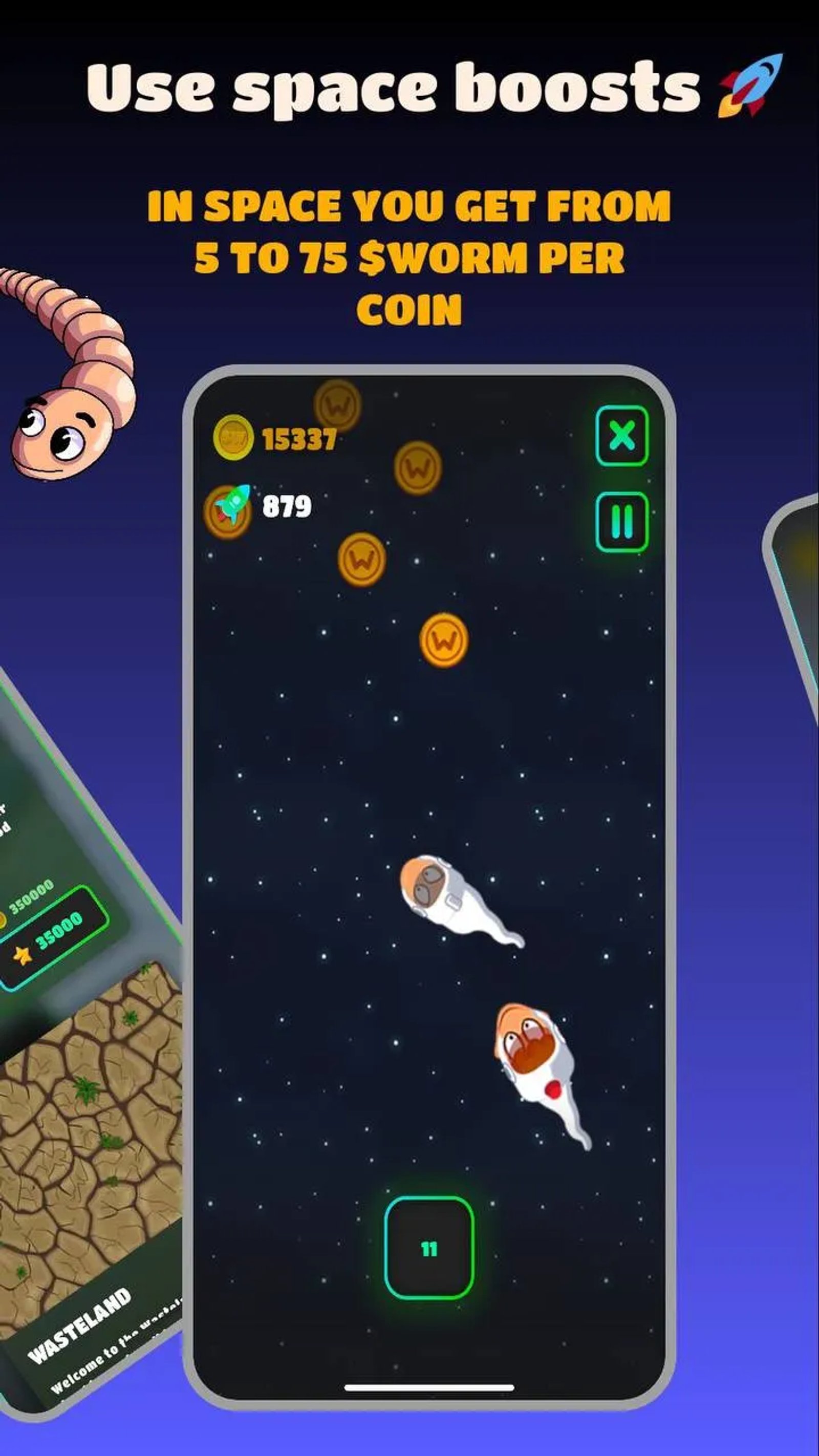 CryptoWorms в Телеграм — скриншот 3