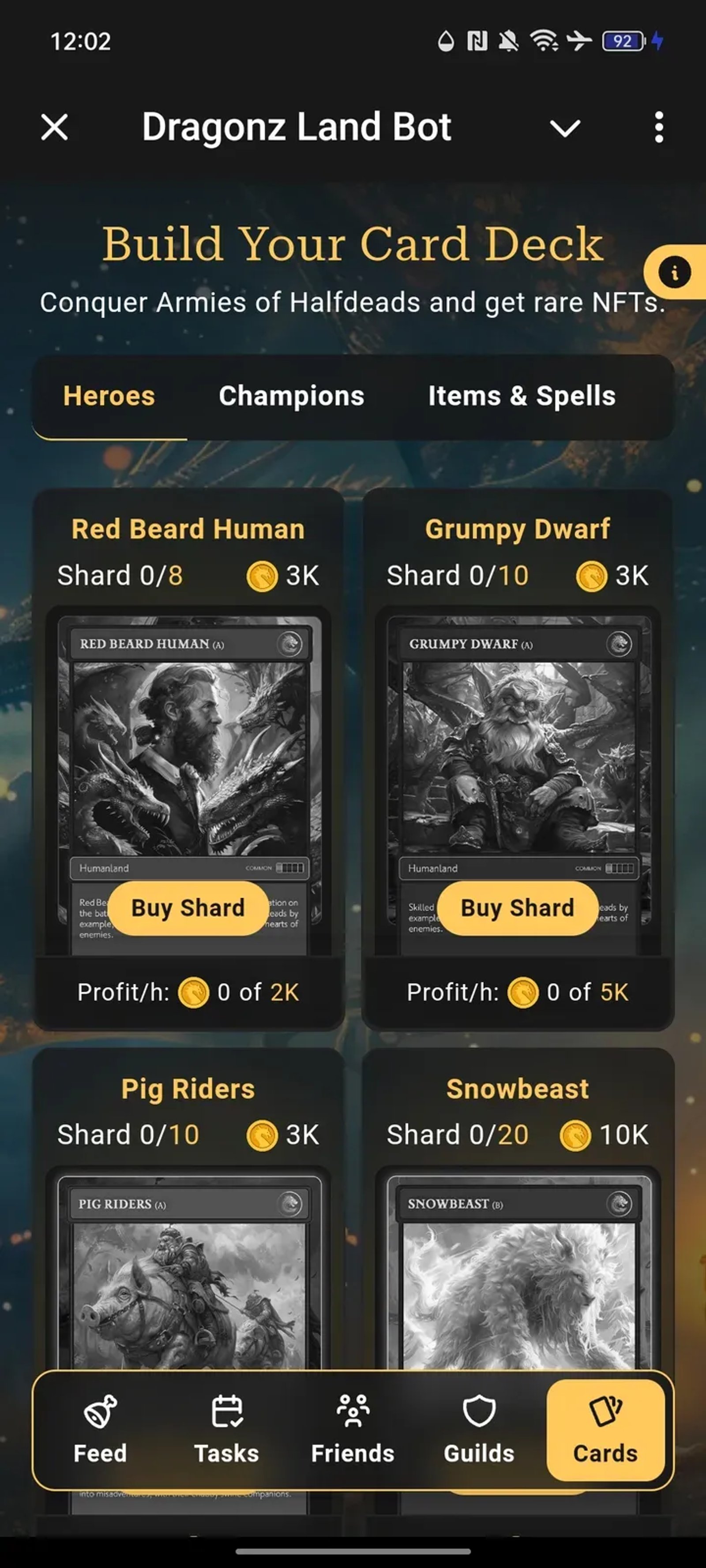 Dragonz Land: Top RPG Play-to-Earn Game в Телеграм — скриншот 5
