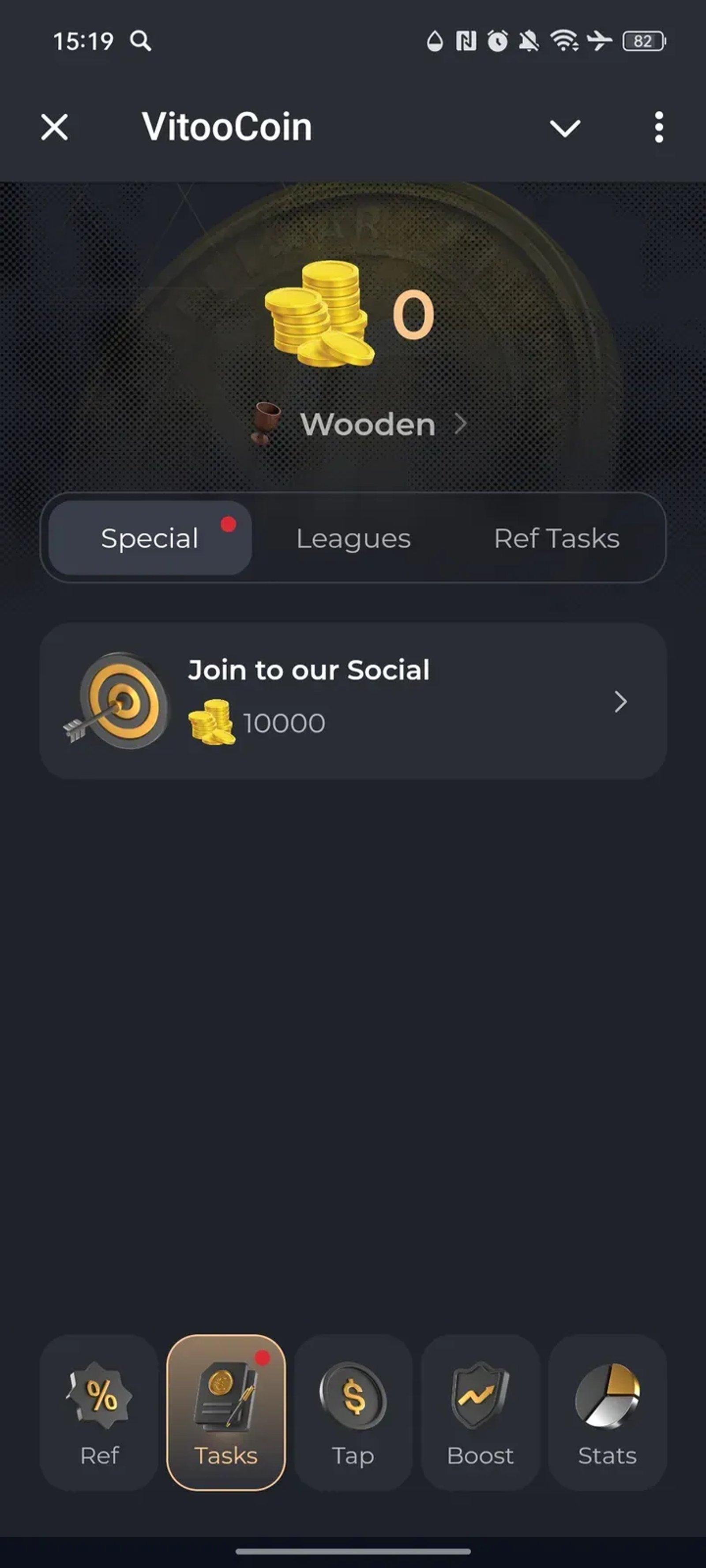 VitooCoin в Телеграм — скриншот 2