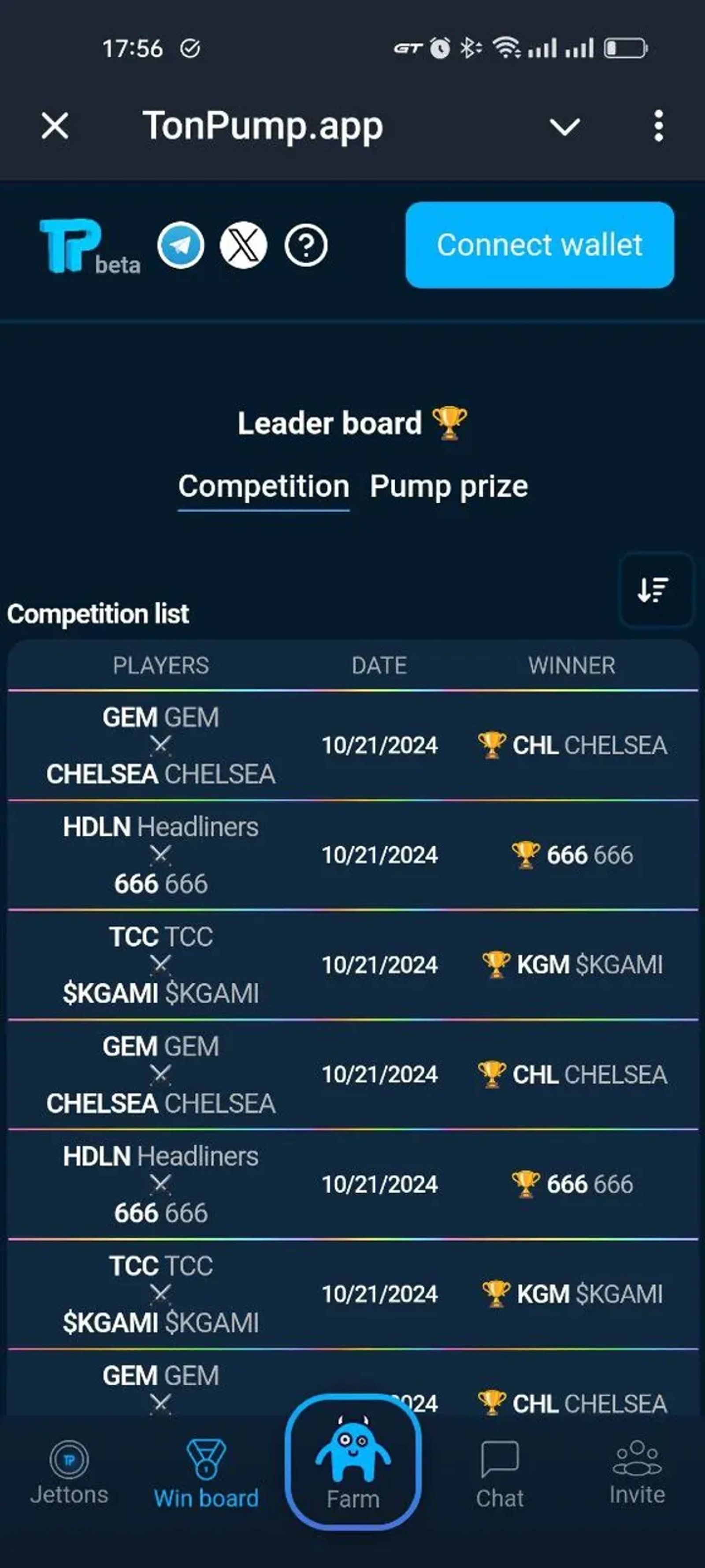 TonPump.app в Телеграм — скриншот 4