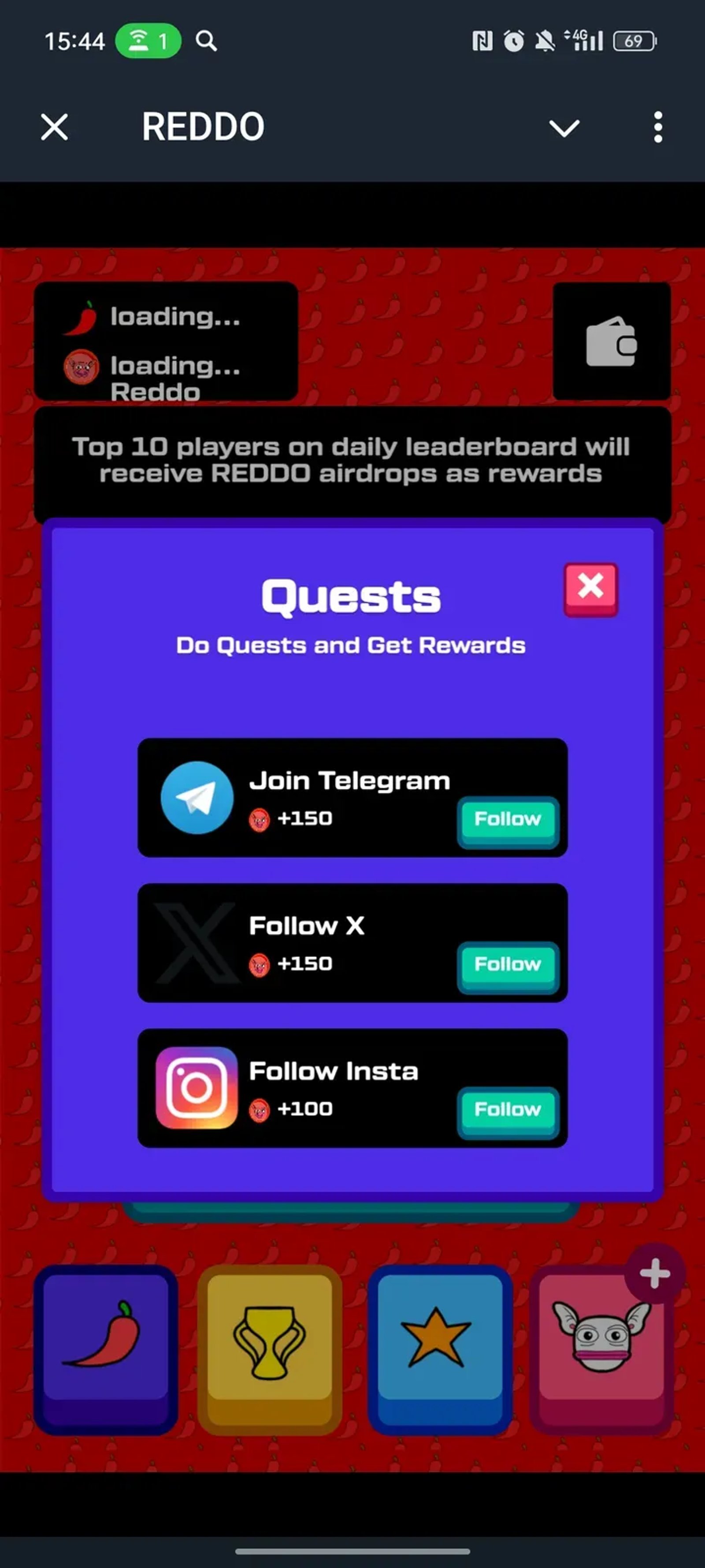 REDDO Telegram Screenshot 3