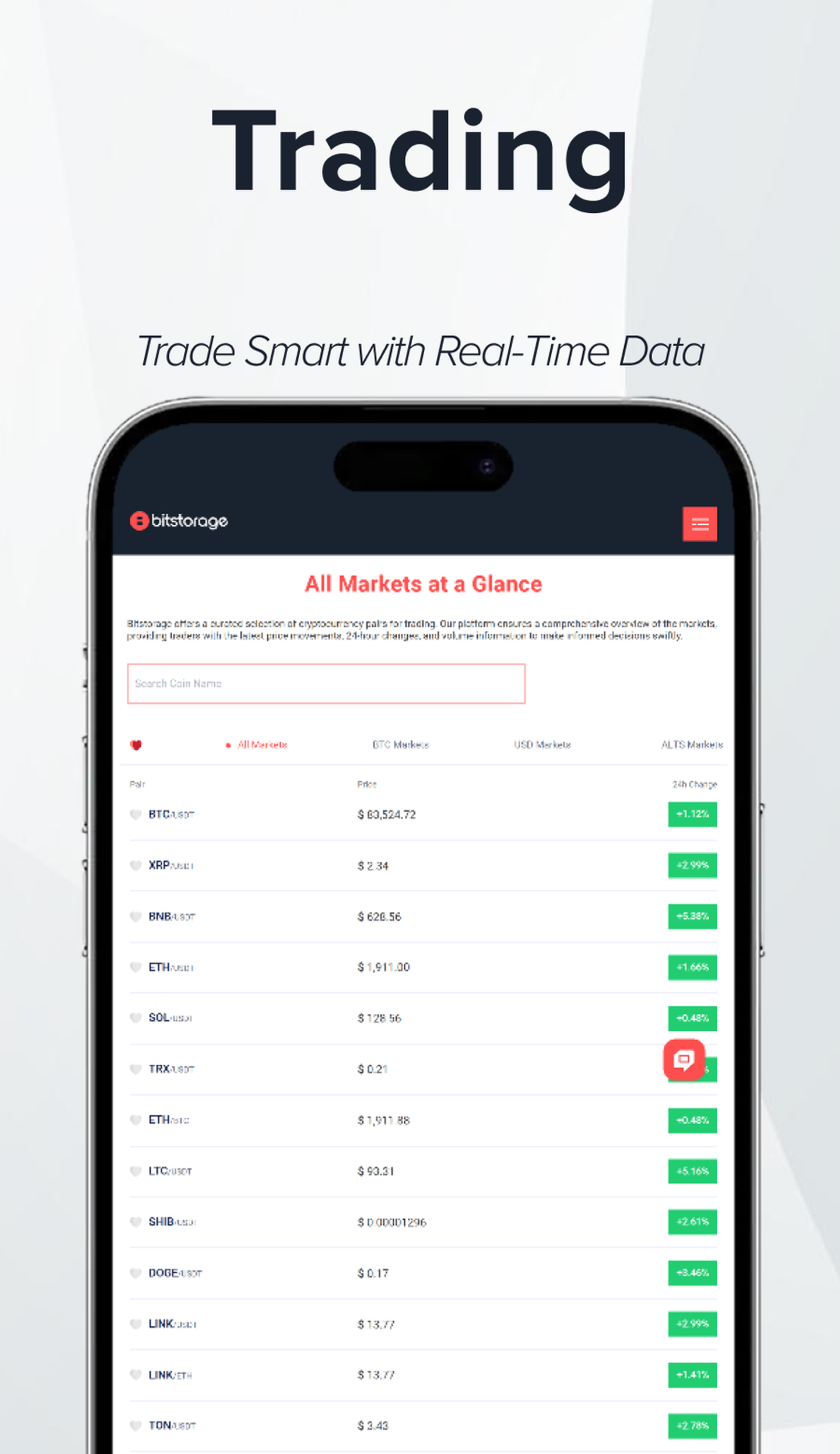 Bitstorage в Телеграм — скриншот 4
