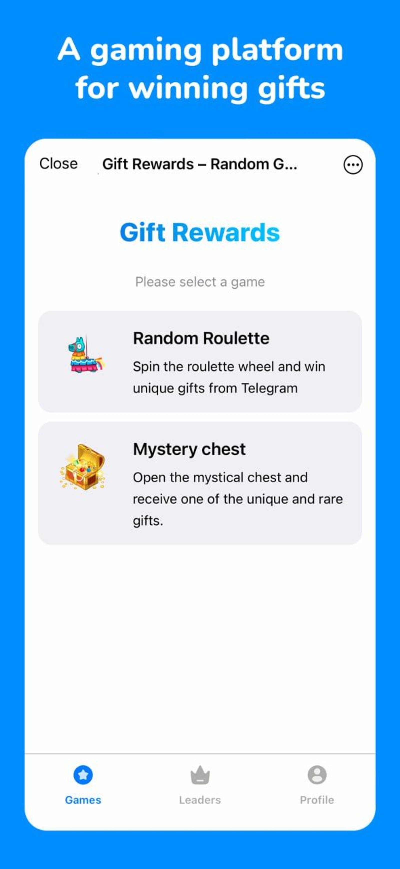 Gift Rewards – Random Gifts Telegram Screenshot 1