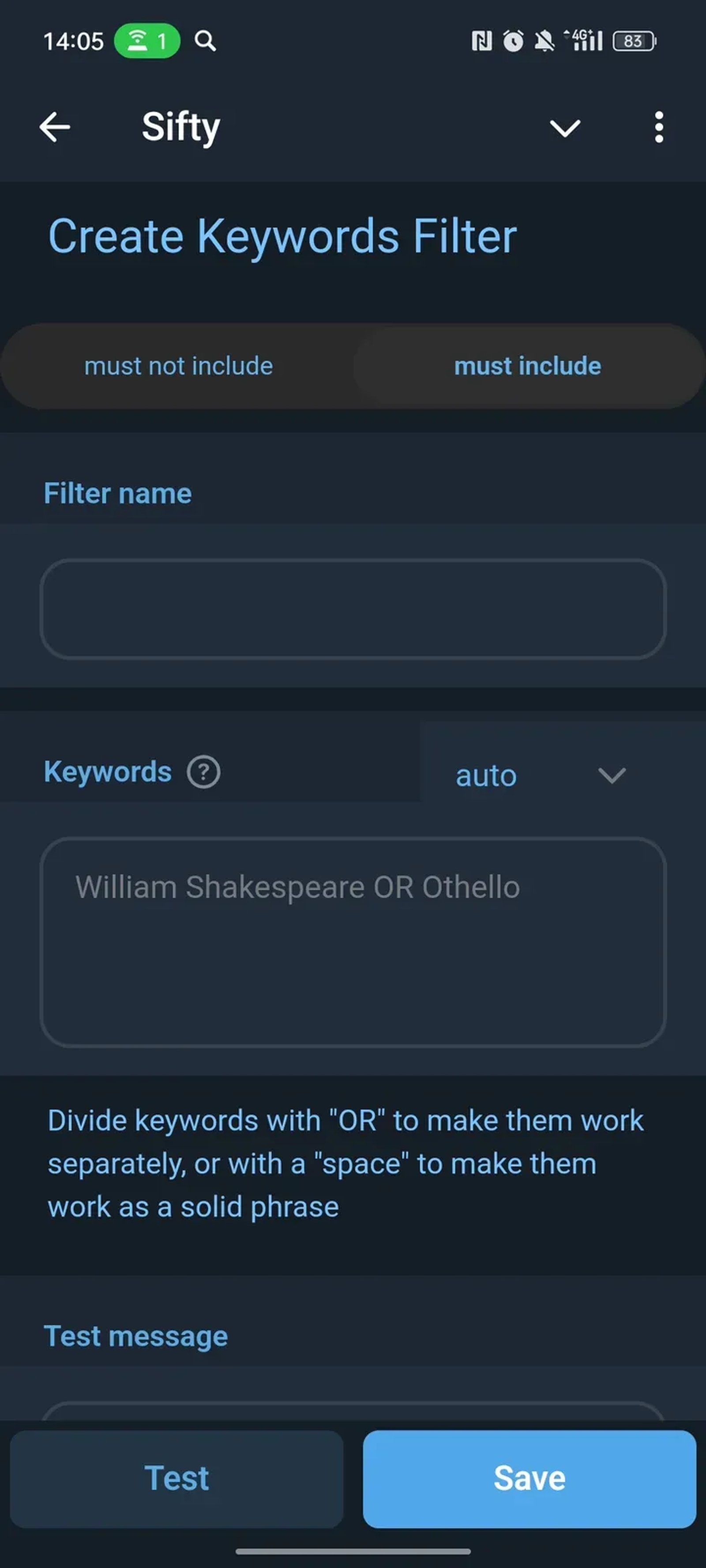 Sifty Telegram Screenshot 3