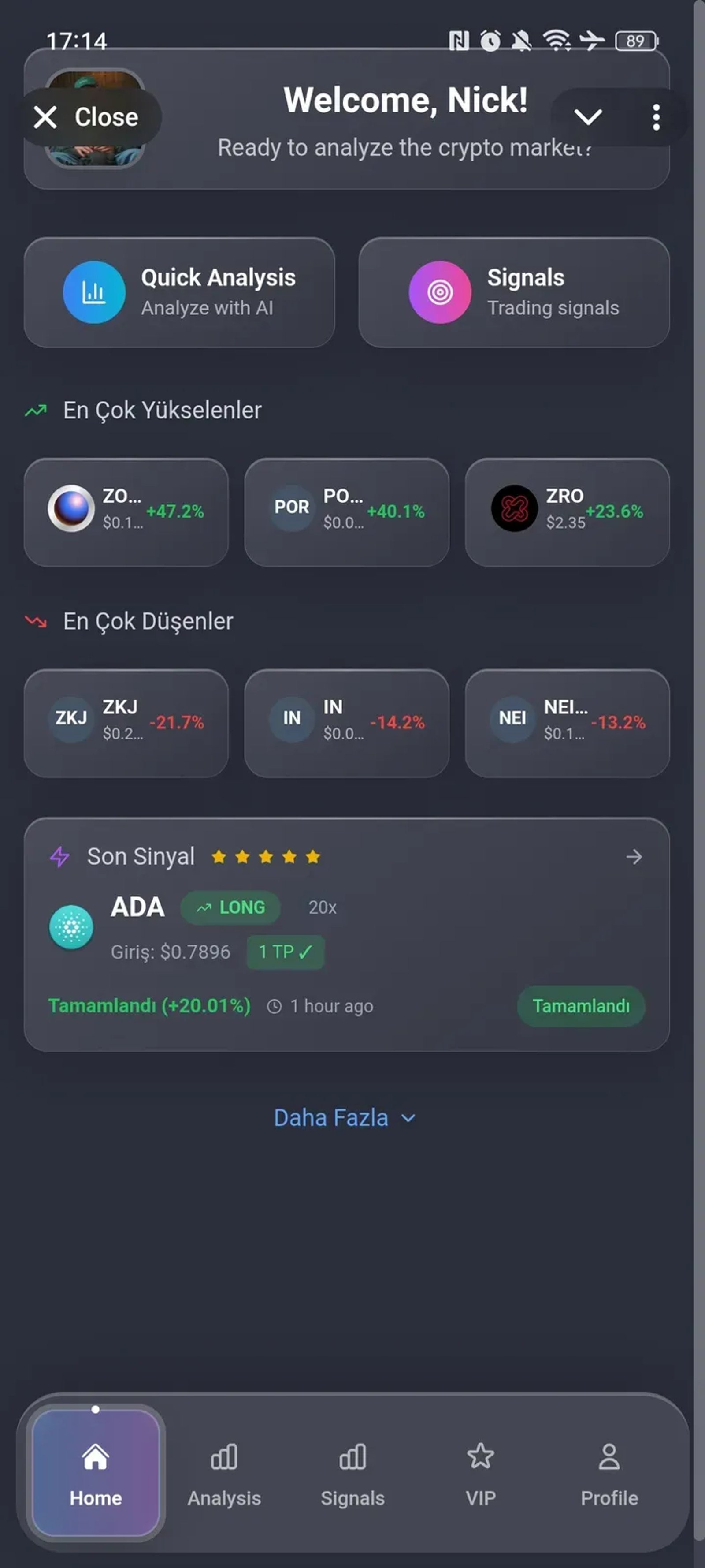 Coin Analiz Telegram Screenshot 1