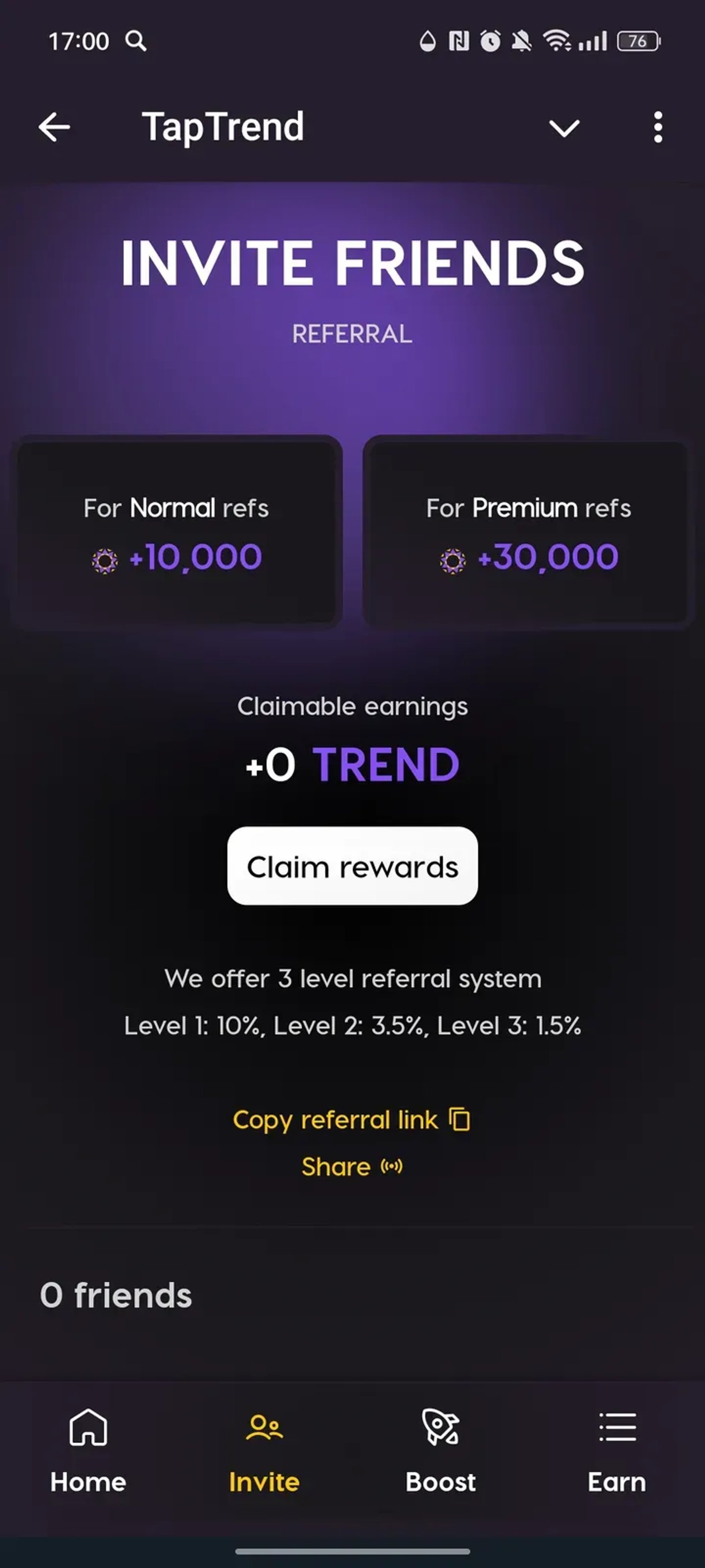 TapTrend в Телеграм — скриншот 2