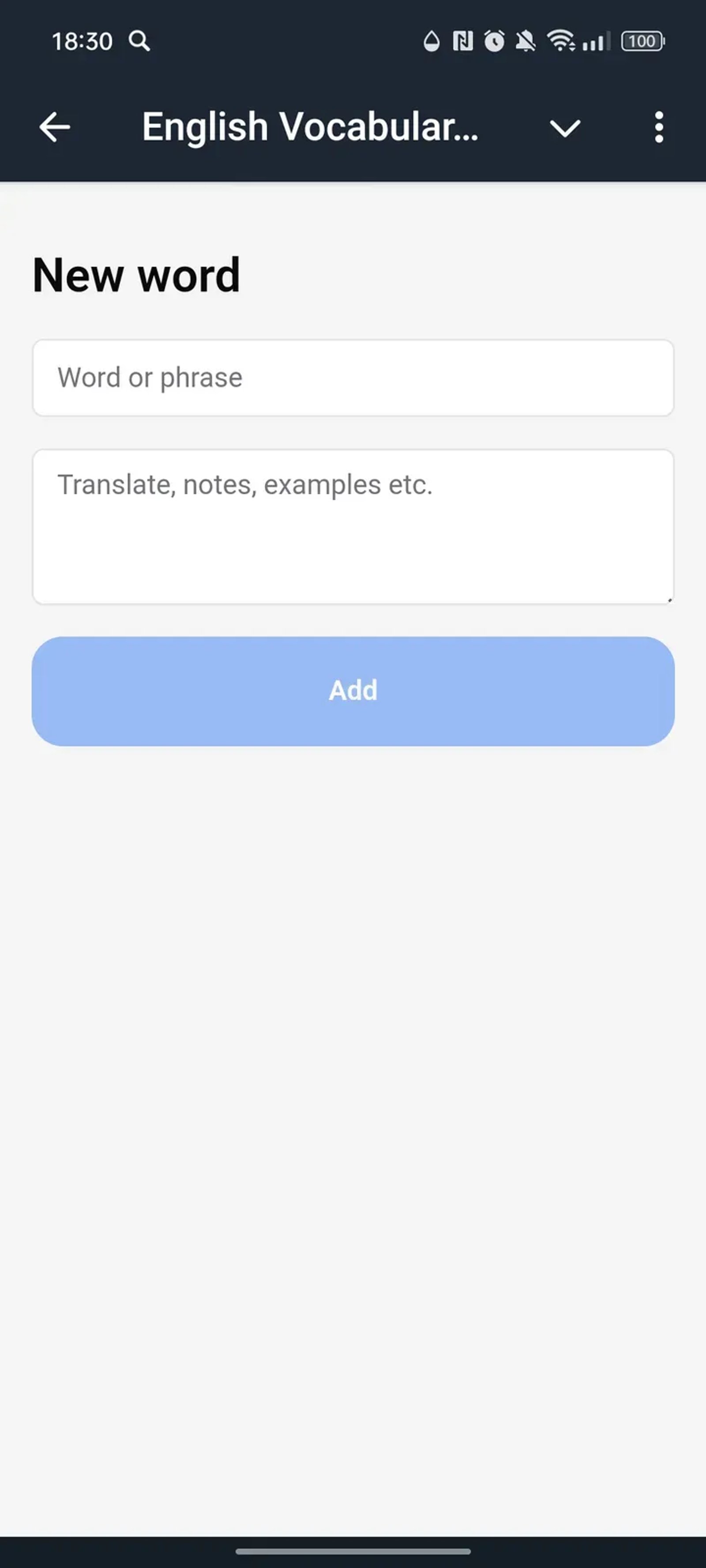 English Vocabulary Bot в Телеграм — скриншот 3