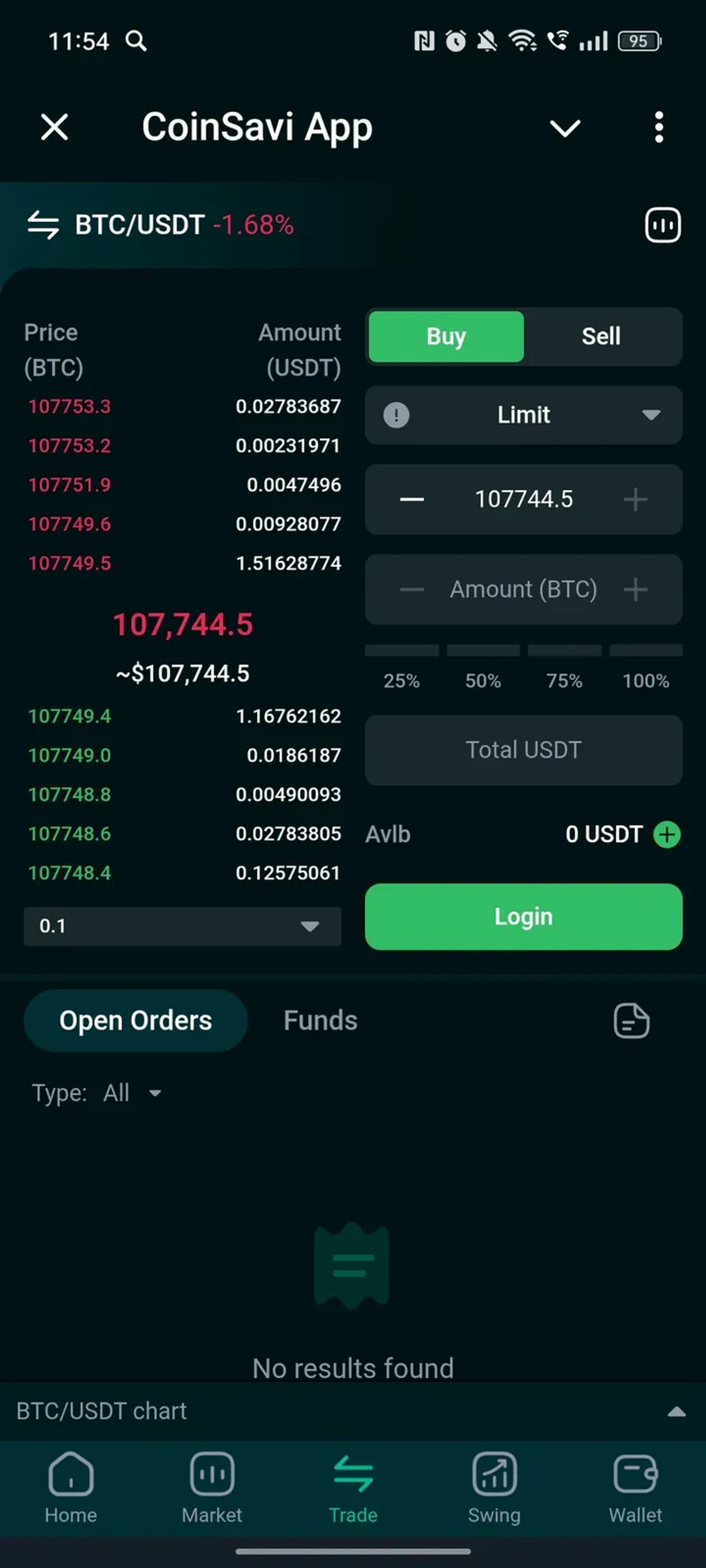 CoinSavi App в Телеграм — скриншот 3
