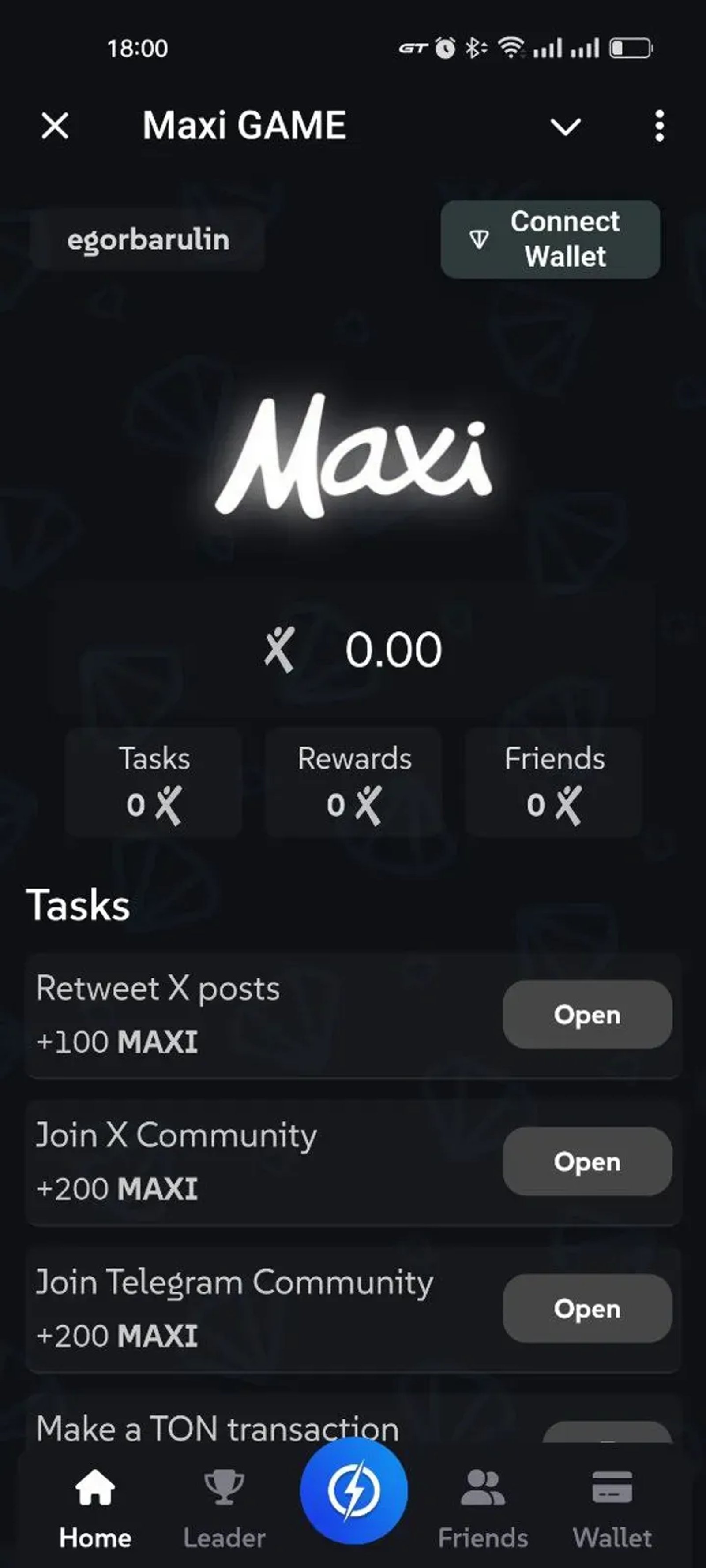 Maxi GAME в Телеграм — скриншот 1
