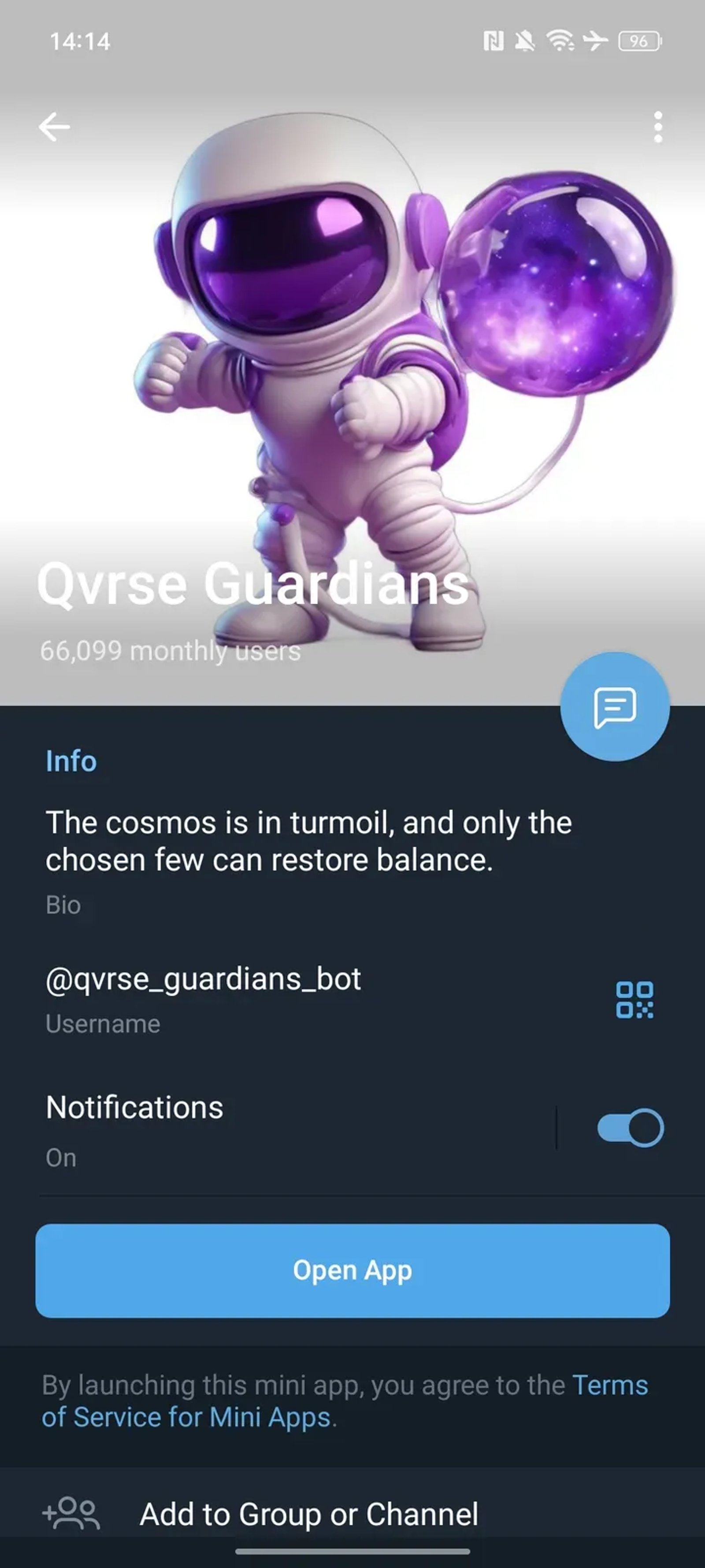 Qvrse Guardians Telegram Screenshot 4