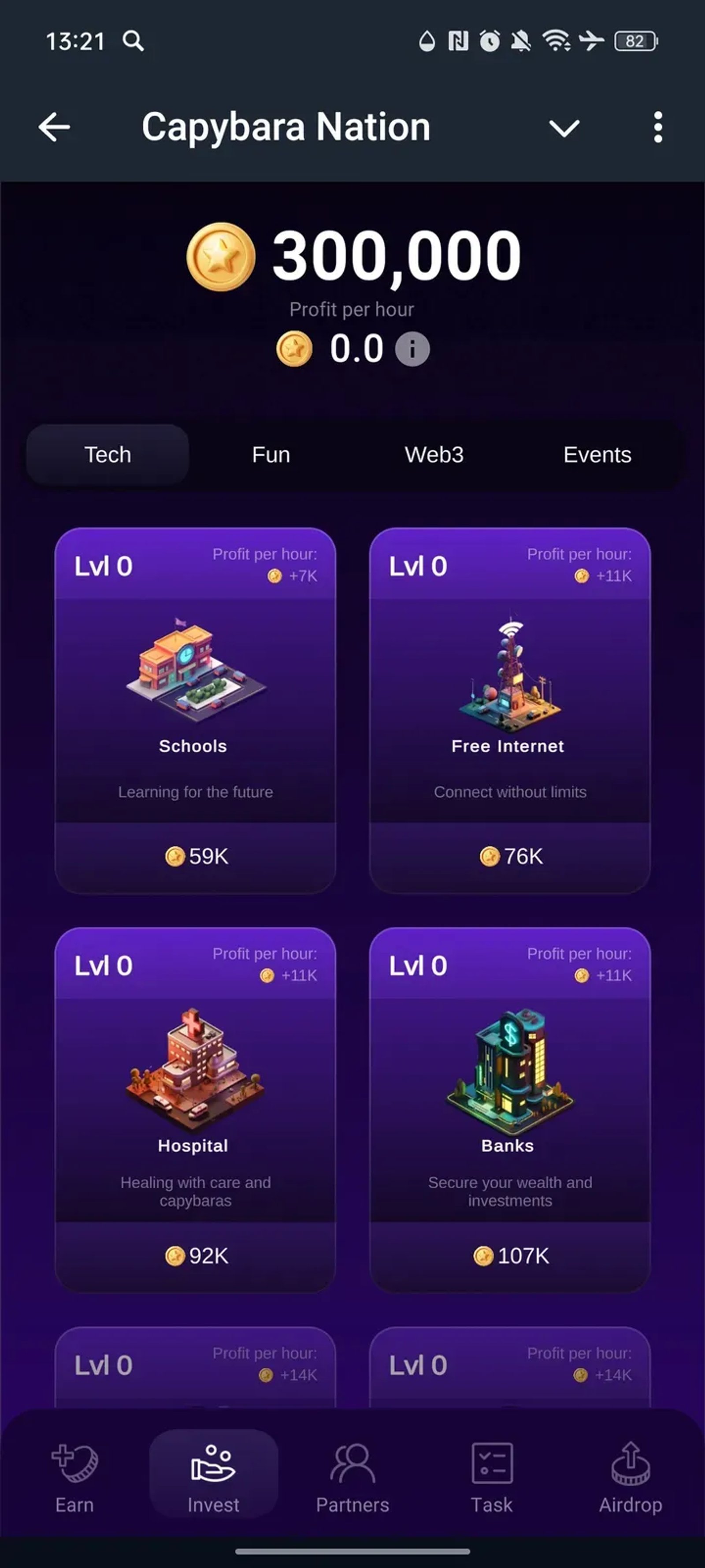 Capybara Nation в Телеграм — скриншот 2