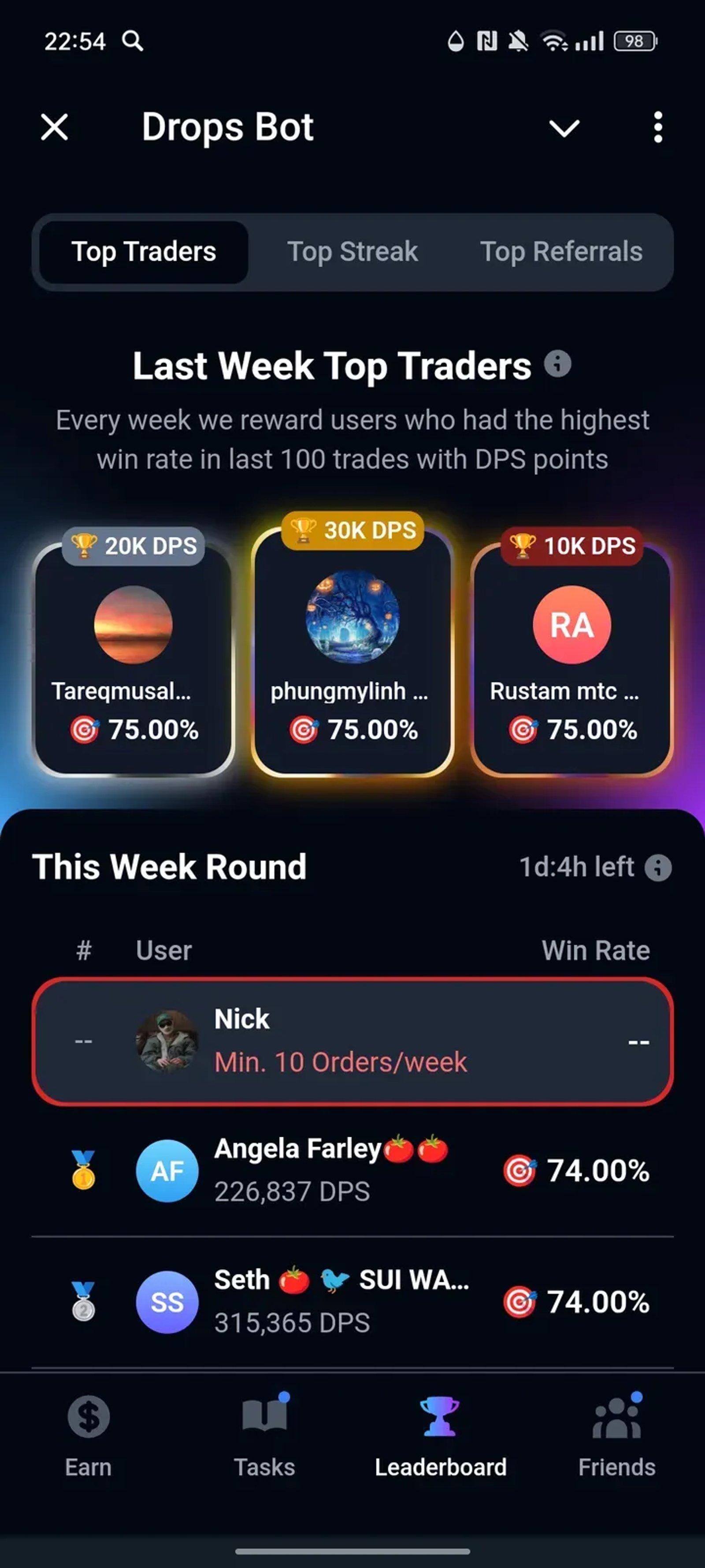 Drops Bot в Телеграм — скриншот 3