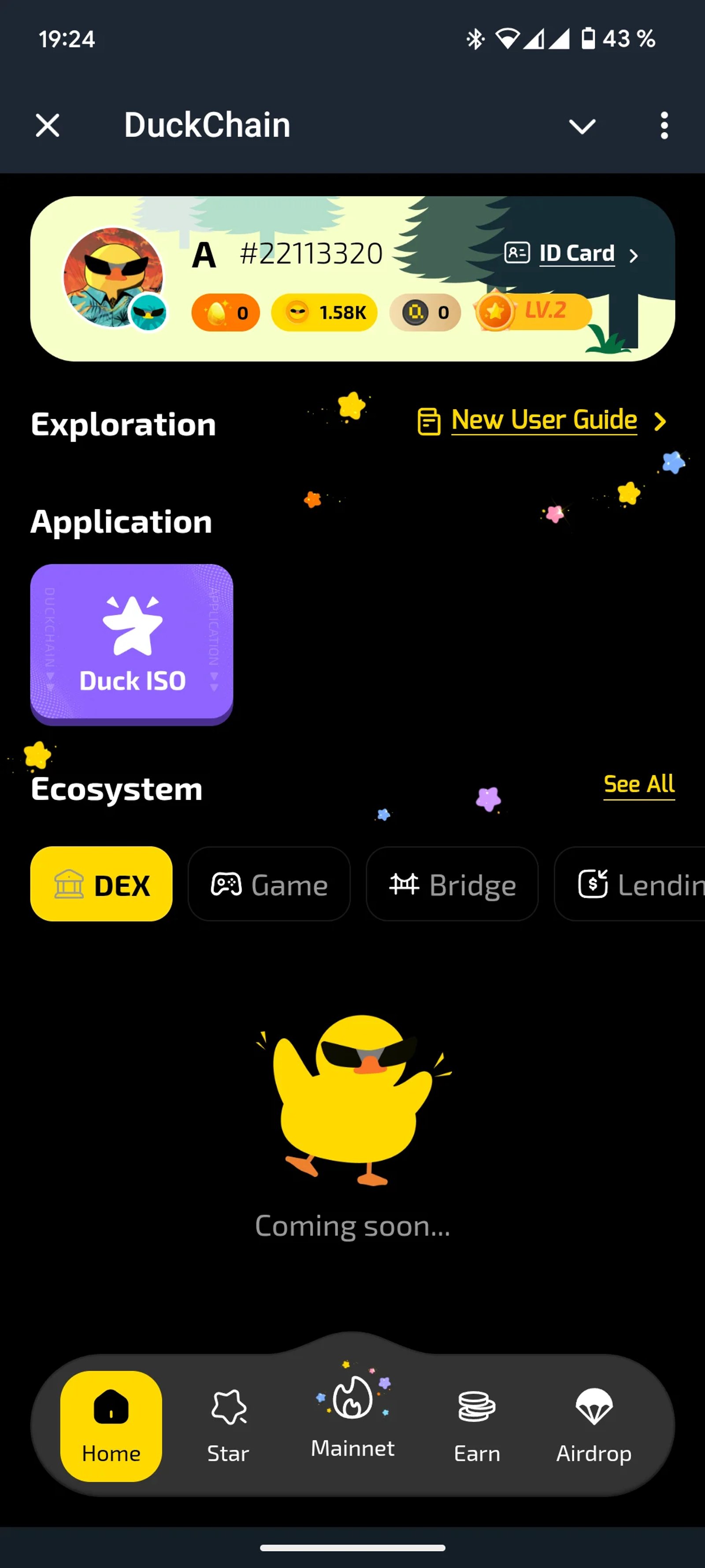 DuckChain Home