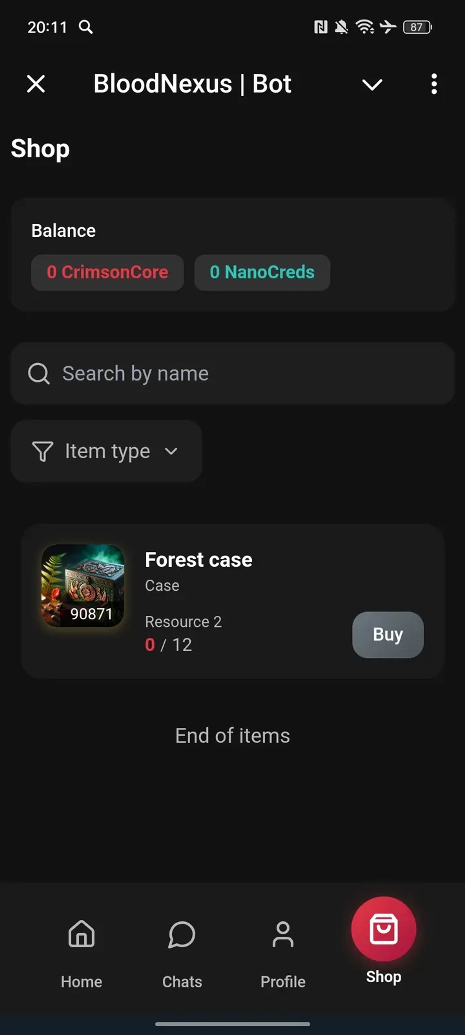 BloodNexus | Bot Telegram Screenshot 3