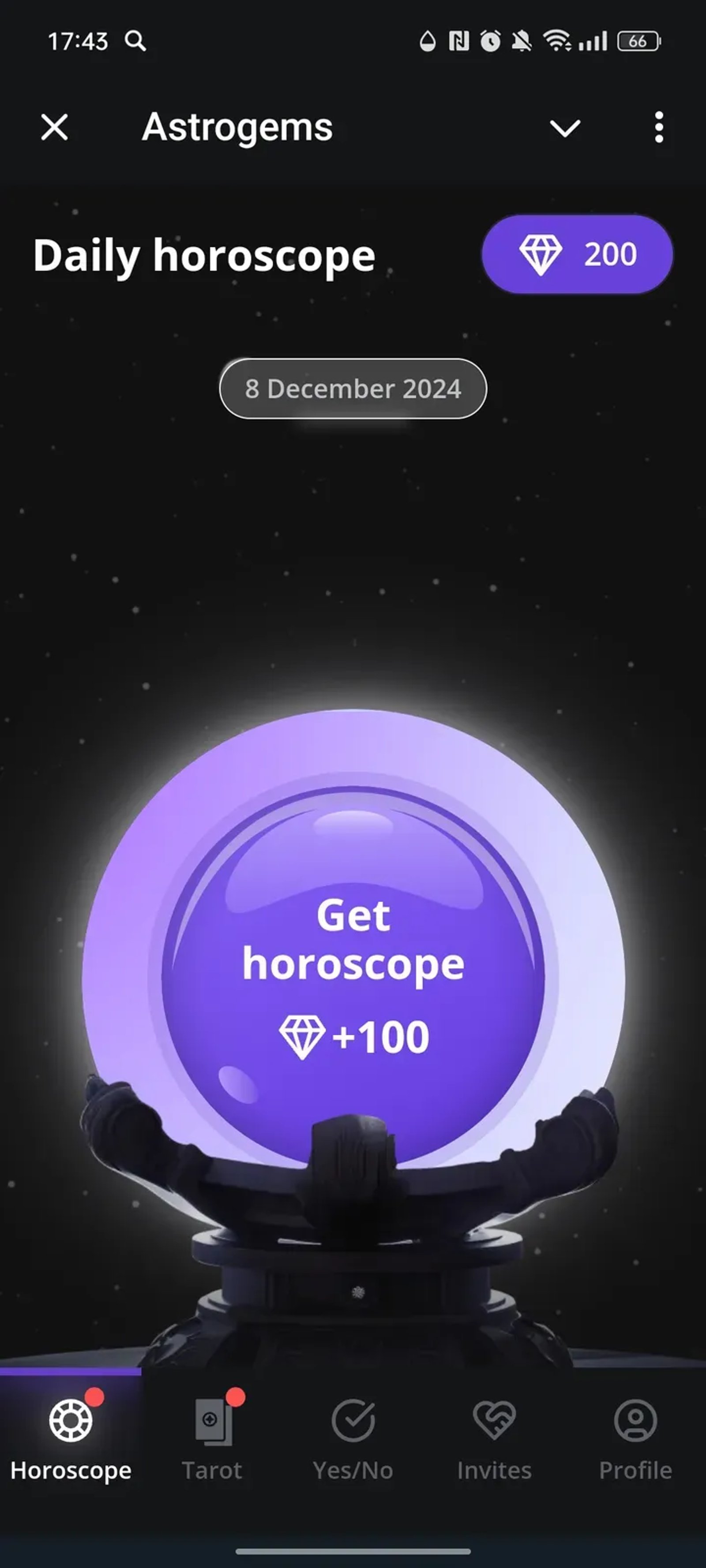 Astrogems в Телеграм — скриншот 1