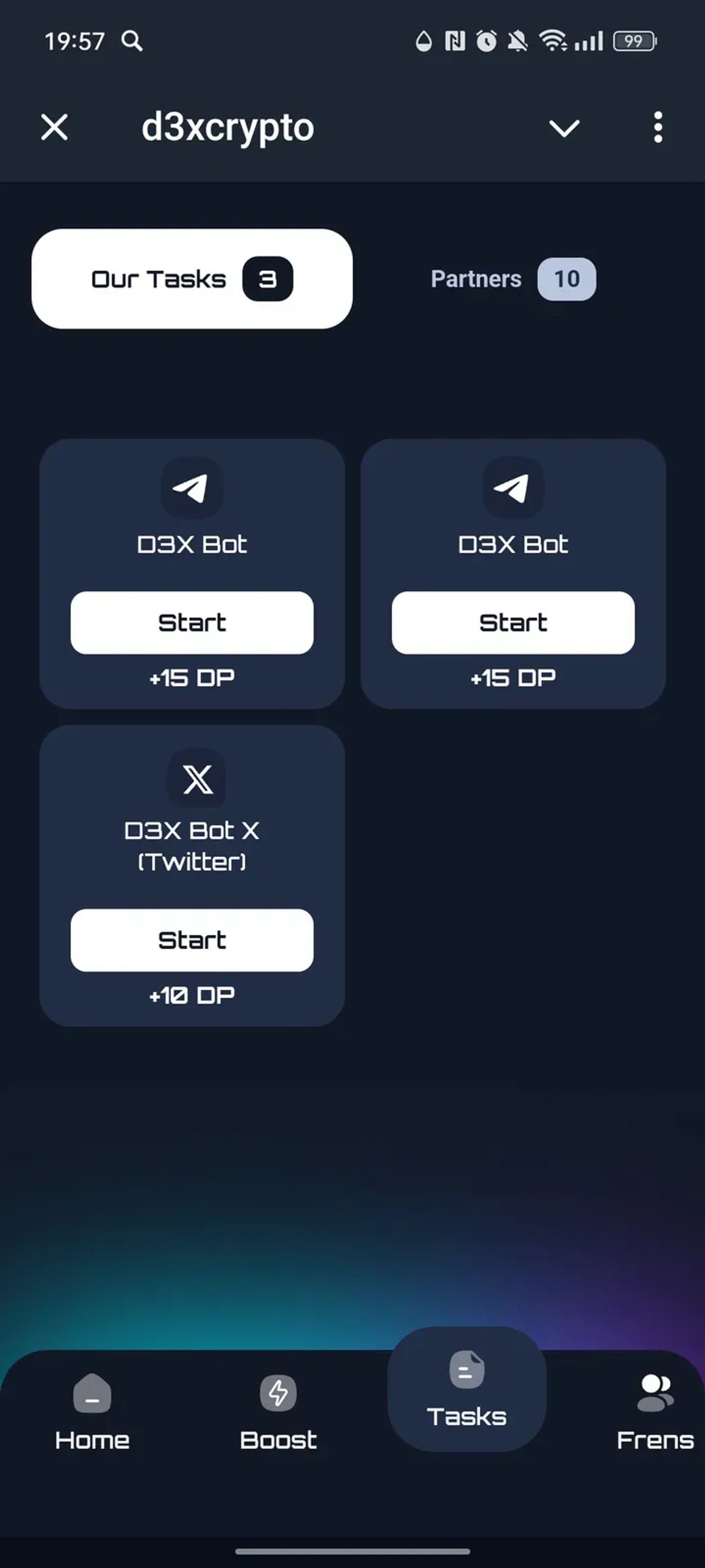D3Xchange в Телеграм — скриншот 3