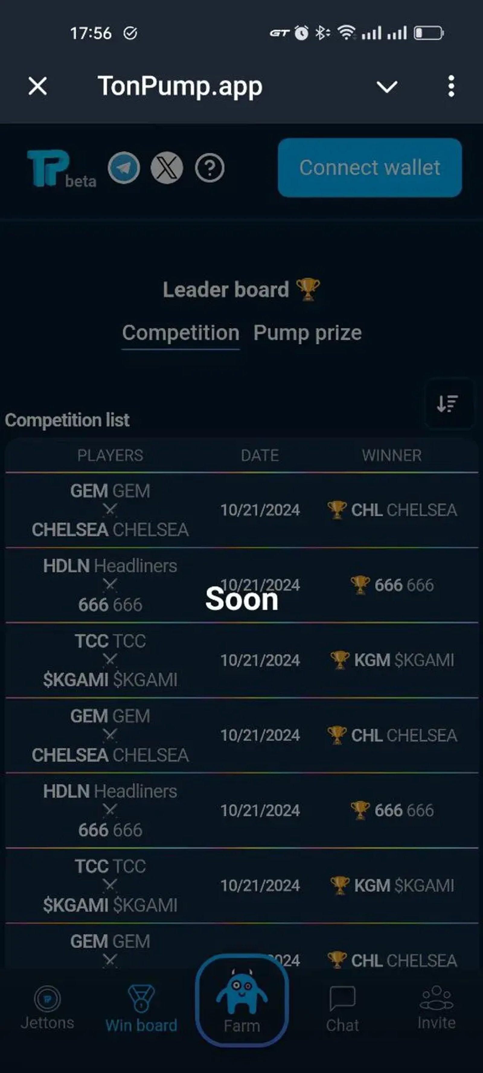 TonPump.app в Телеграм — скриншот 3