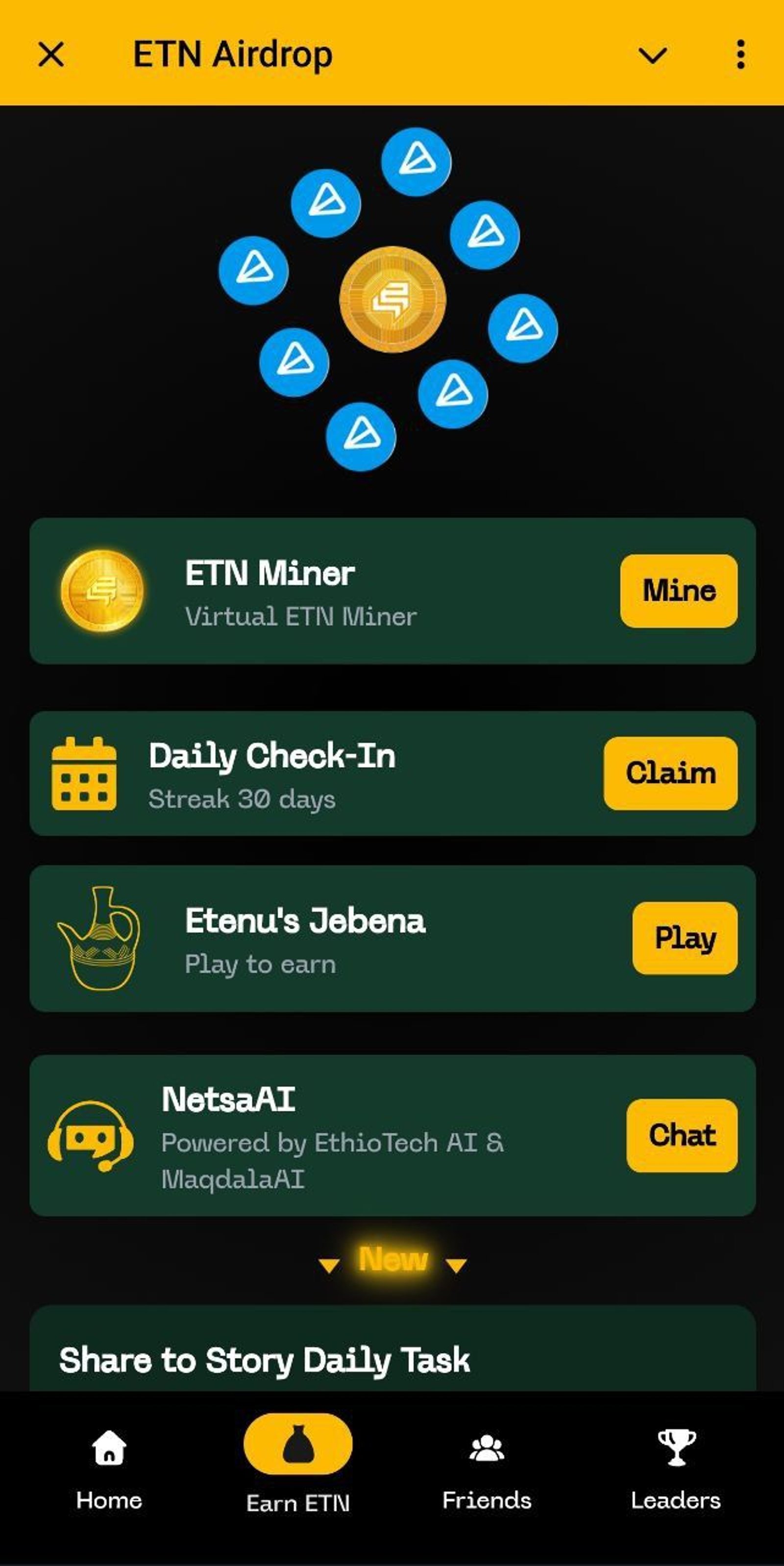 ETN Airdrop Telegram Screenshot 2