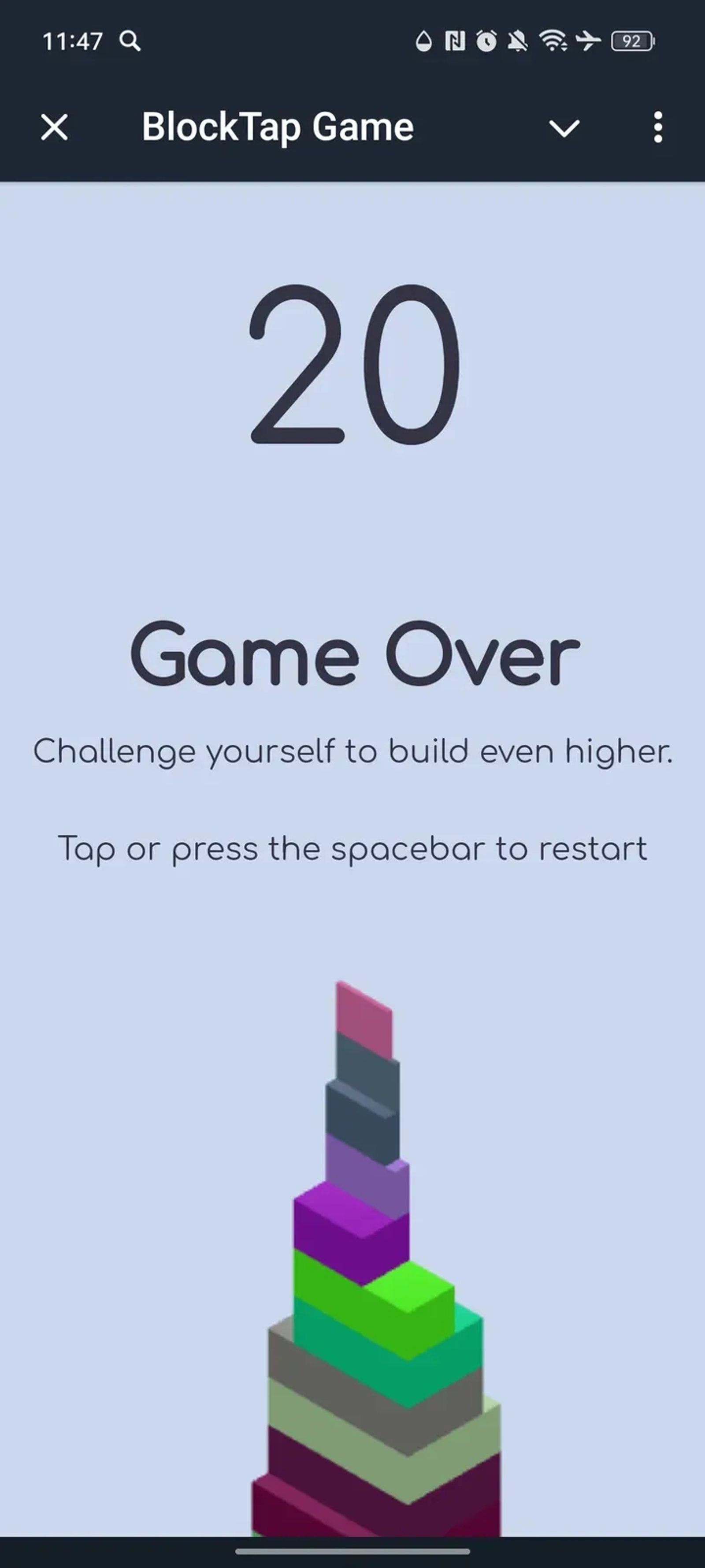 BlockTap Game в Телеграм — скриншот 3