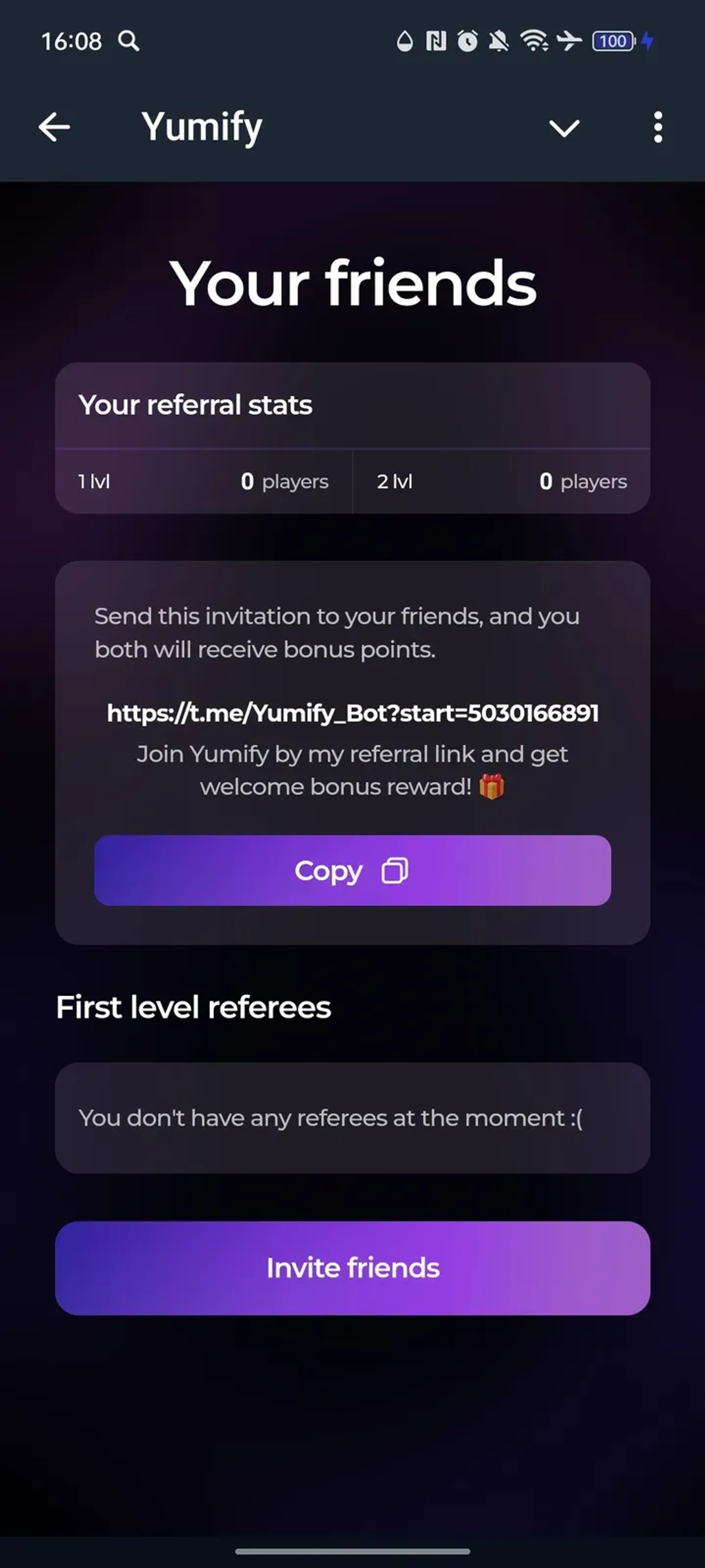 Yumify Telegram Screenshot 4