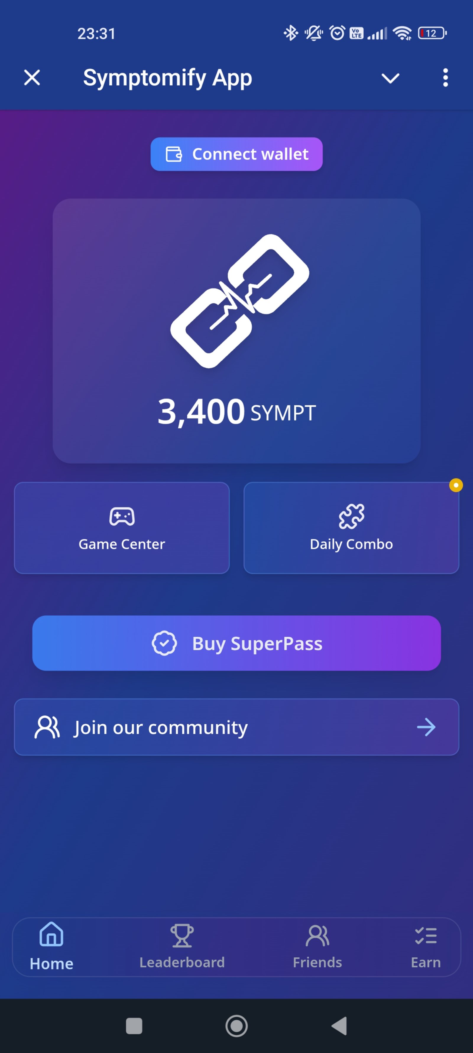 Symptomify Интерфейс