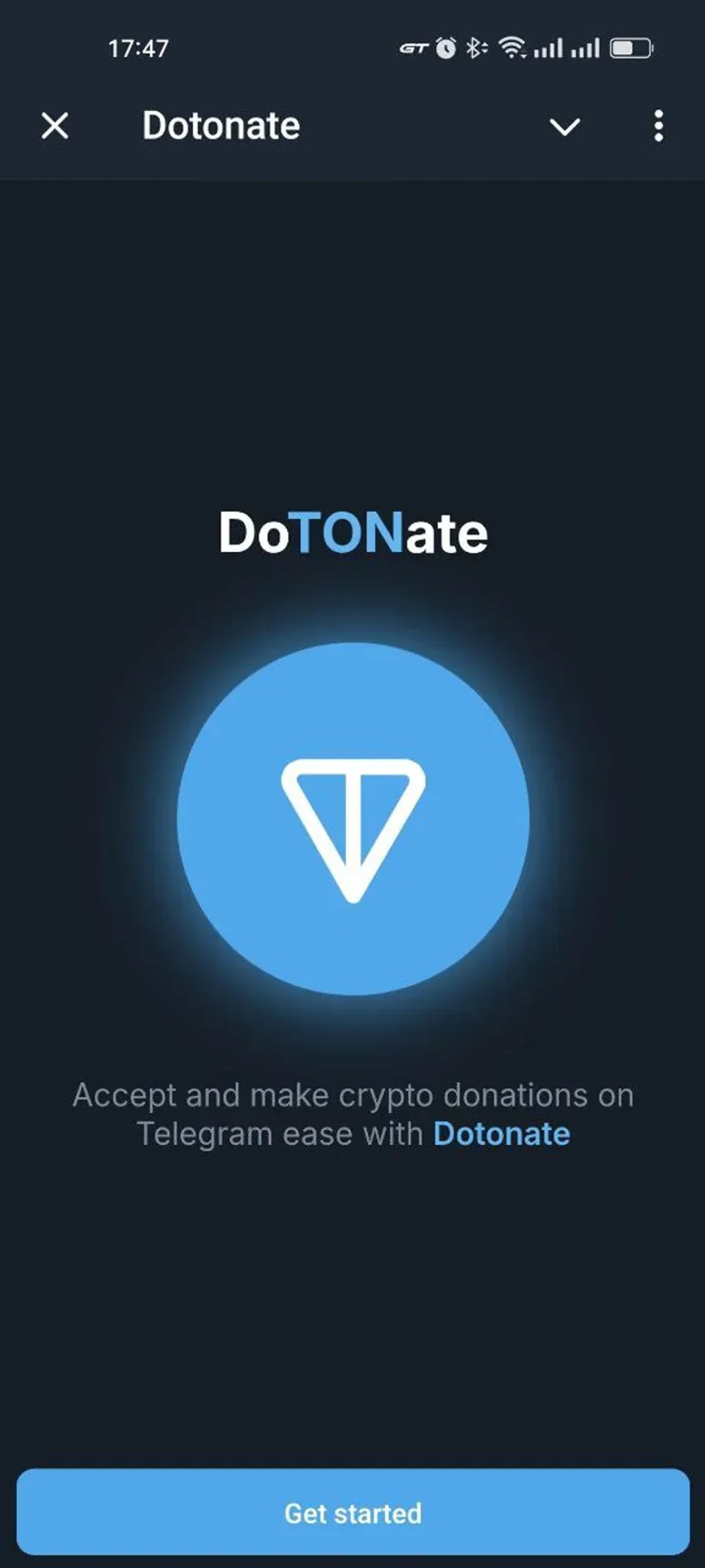 Dotonate в Телеграм — скриншот 3