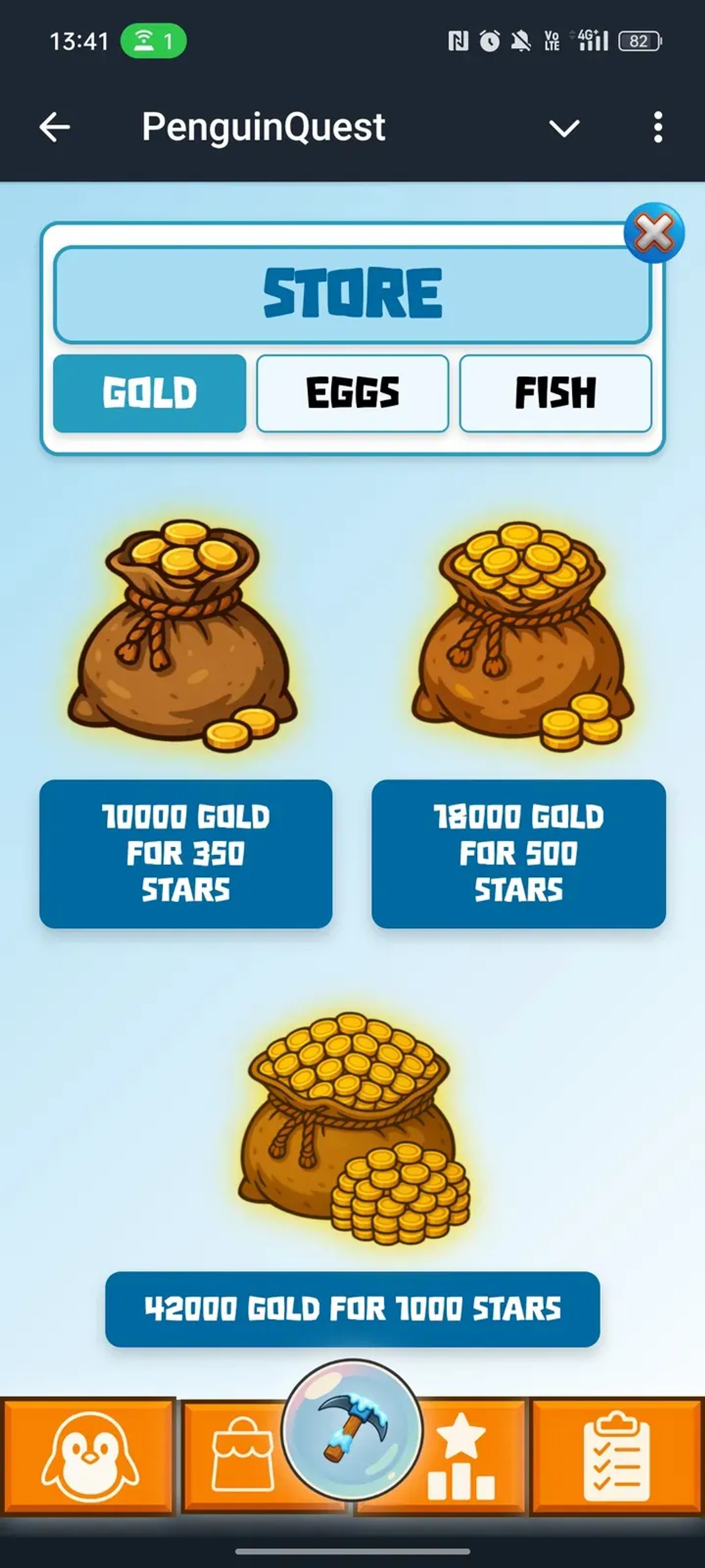 PenguinQuest в Телеграм — скриншот 2