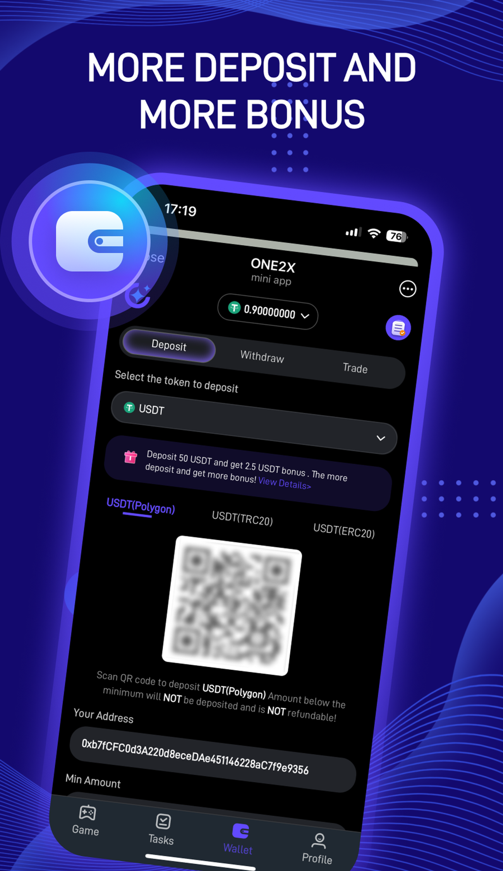 ONE2X в Телеграм — скриншот 3