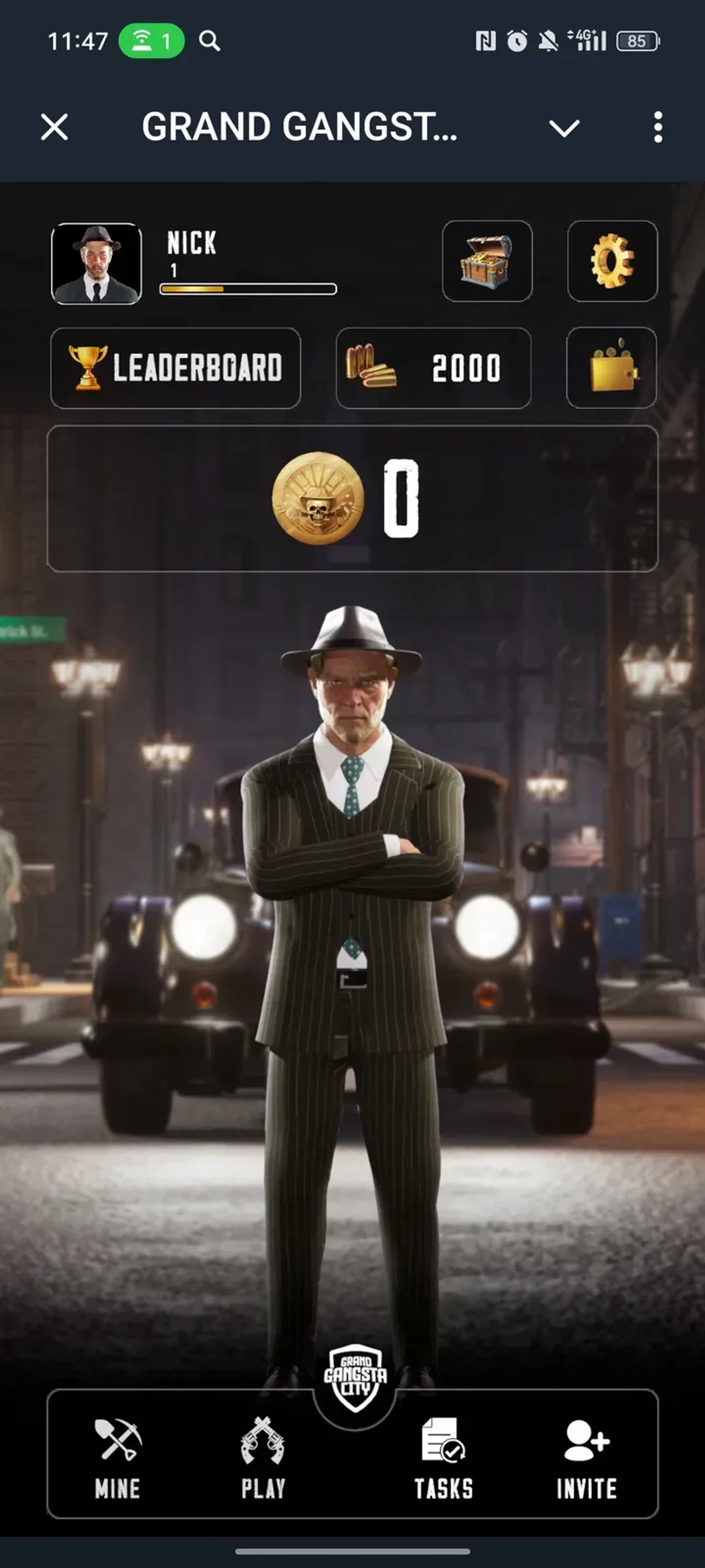 GRAND GANGSTA CITY в Телеграм — скриншот 1