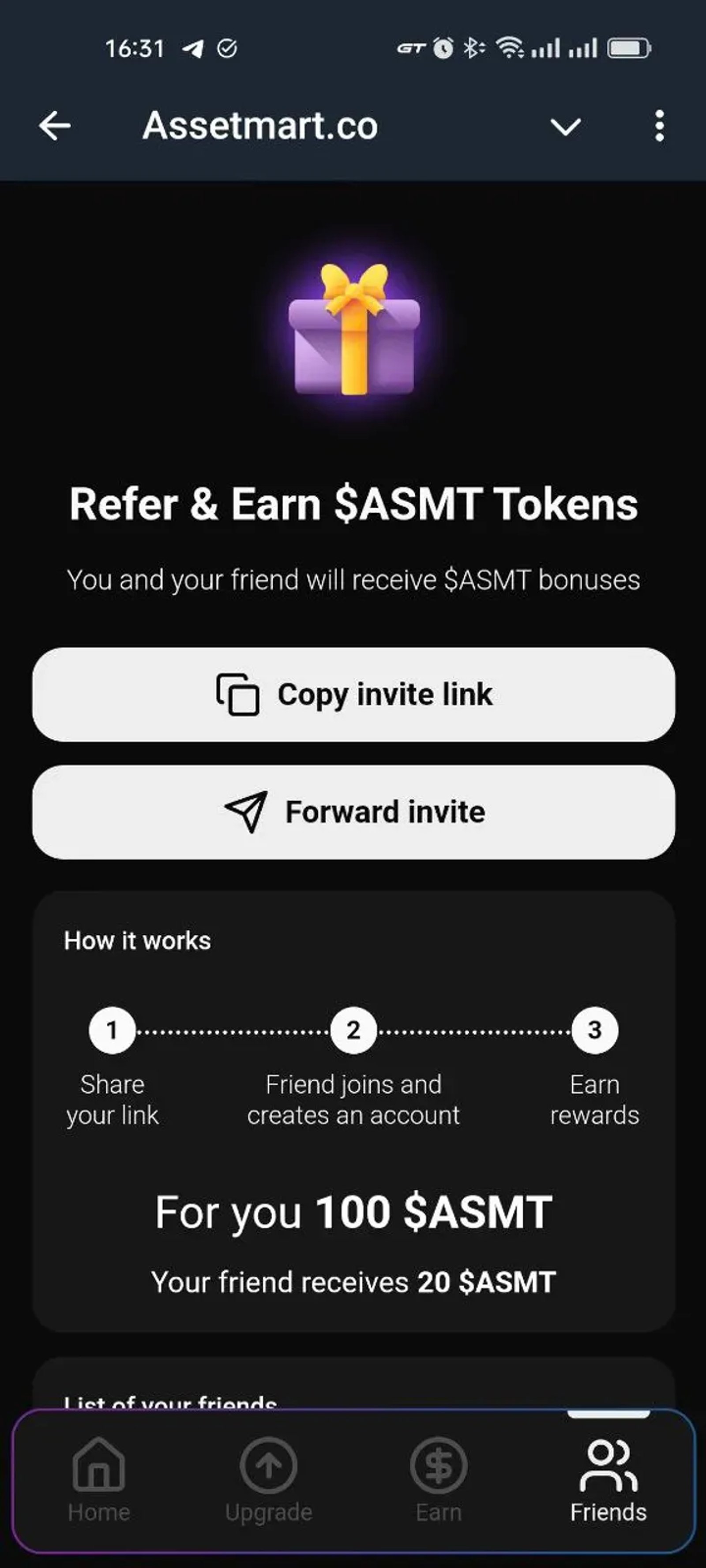 Assetmart в Телеграм — скриншот 2