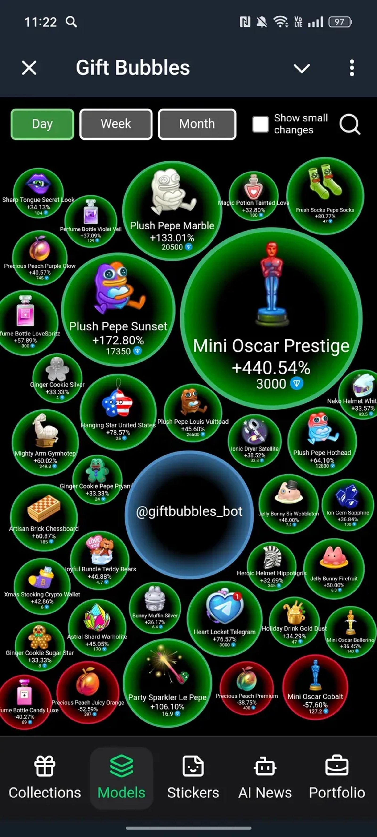 Gift Bubbles в Телеграм — скриншот 2