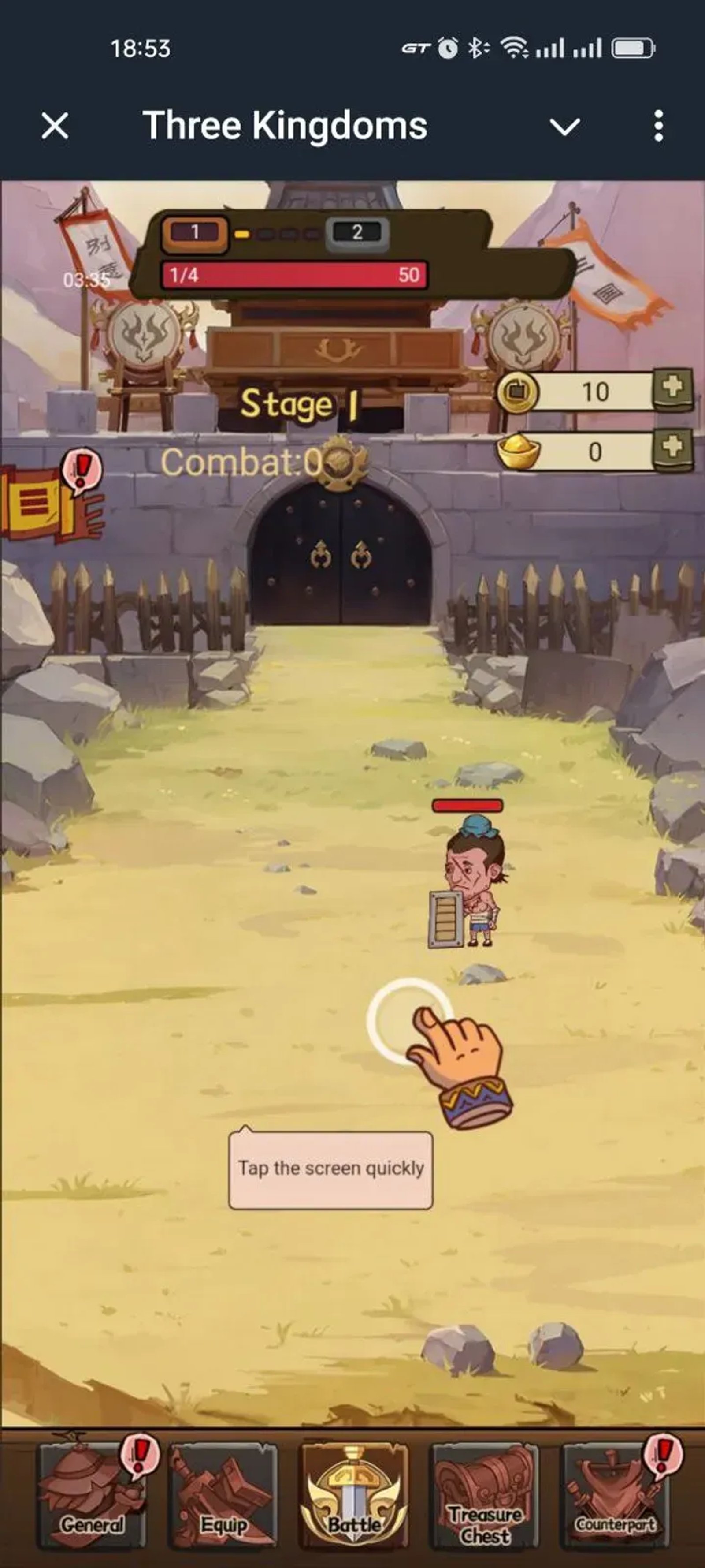 Three Kingdoms в Телеграм — скриншот 3