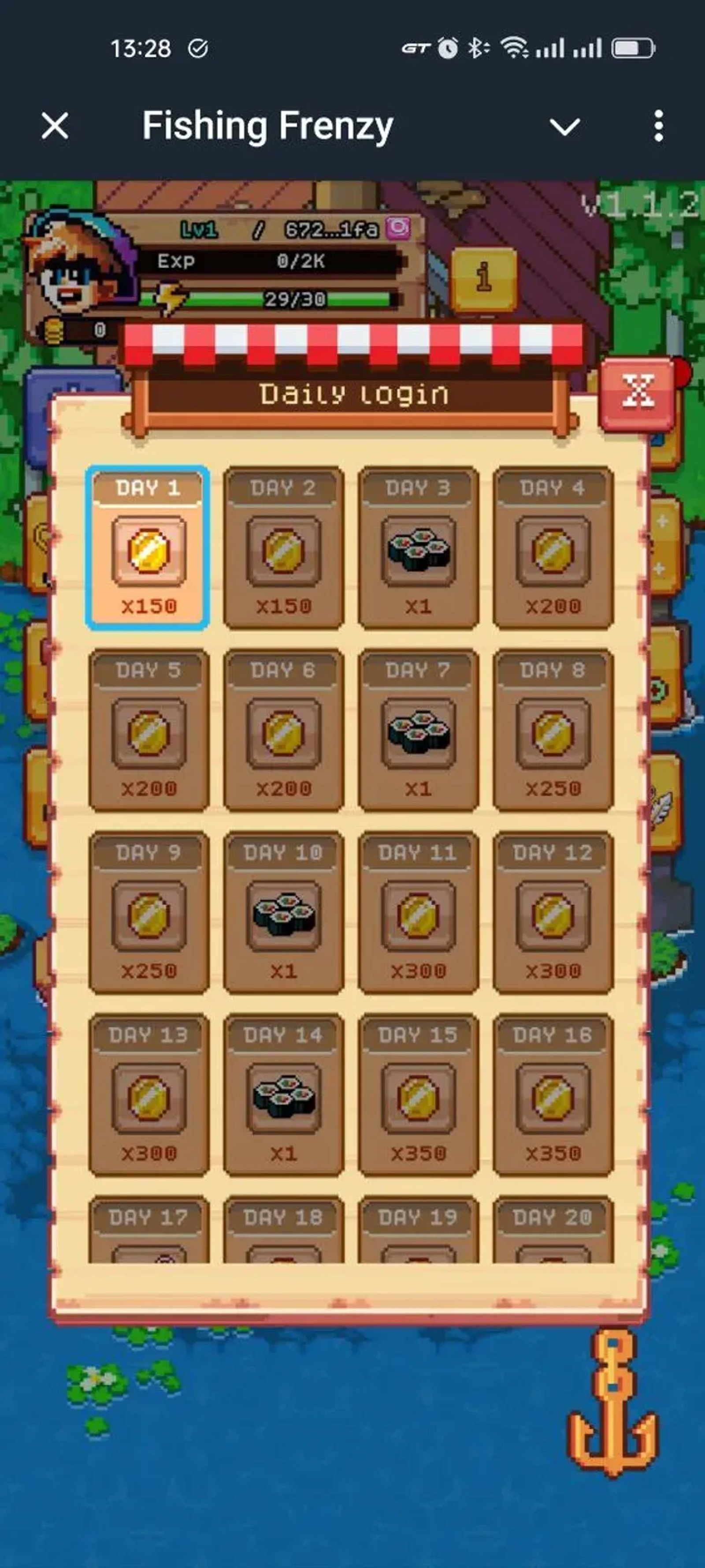 Fishing Frenzy в Телеграм — скриншот 5