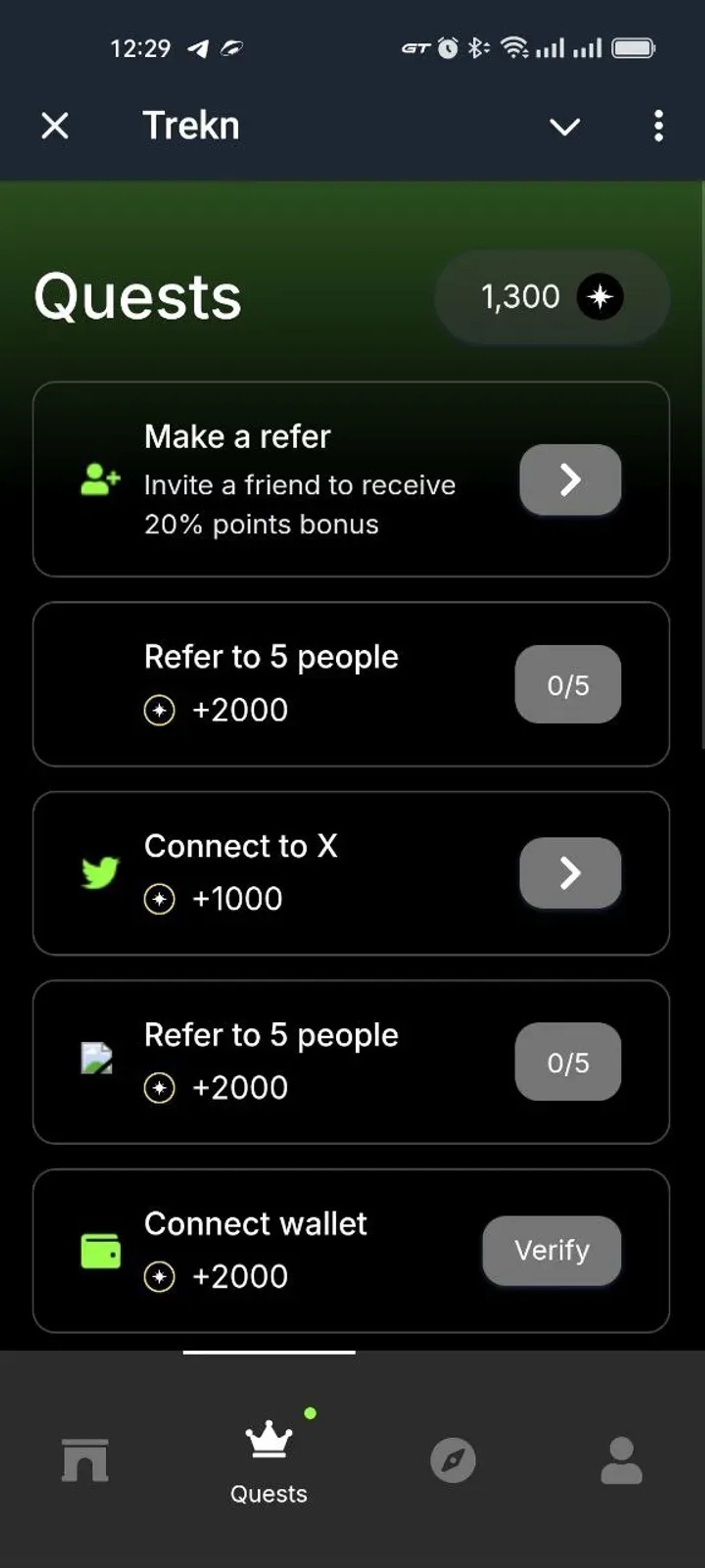 Trekn Mini в Телеграм — скриншот 1