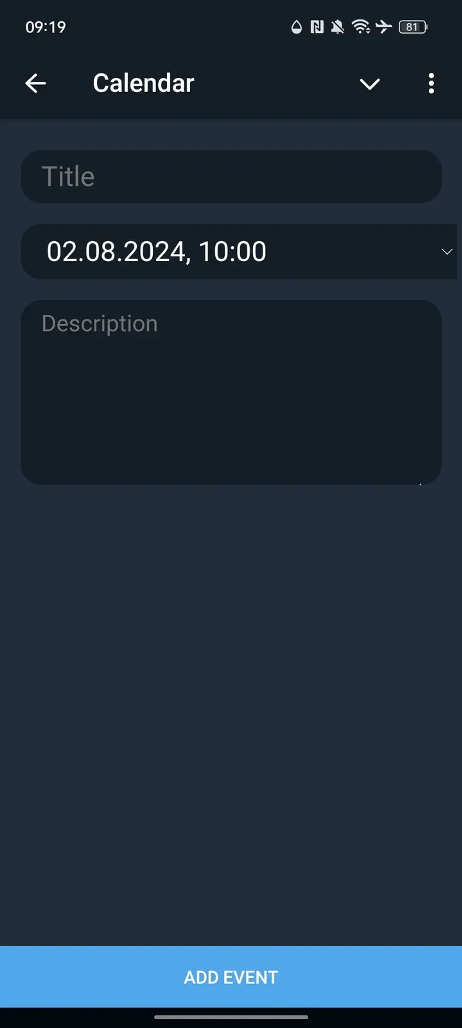 Calendar в Телеграм — скриншот 4