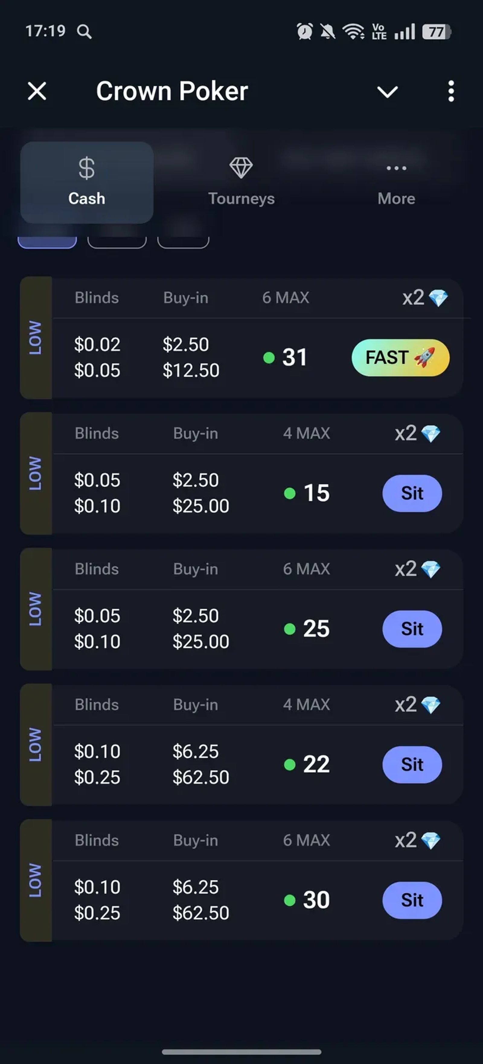 Crown Poker Telegram Screenshot 2