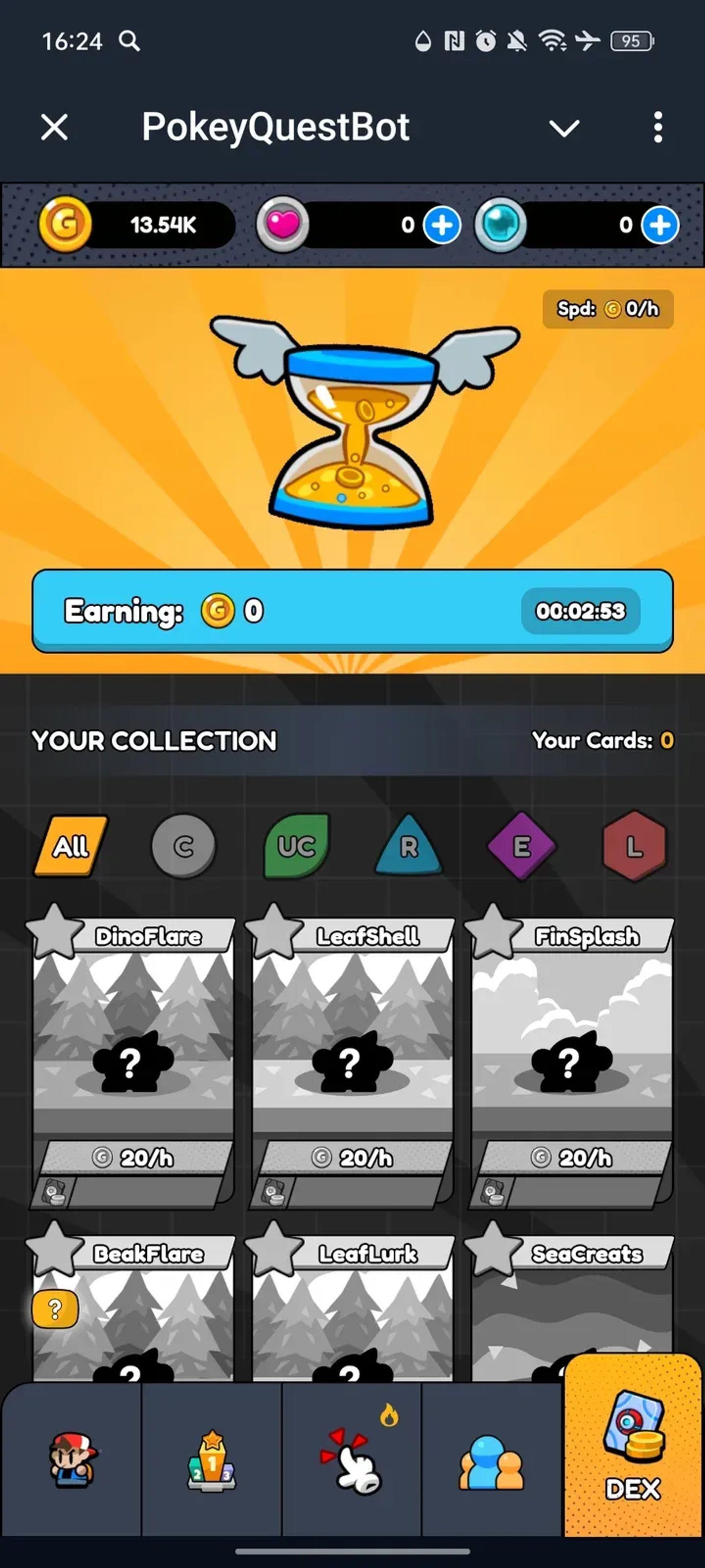 PokeyQuestBot в Телеграм — скриншот 5