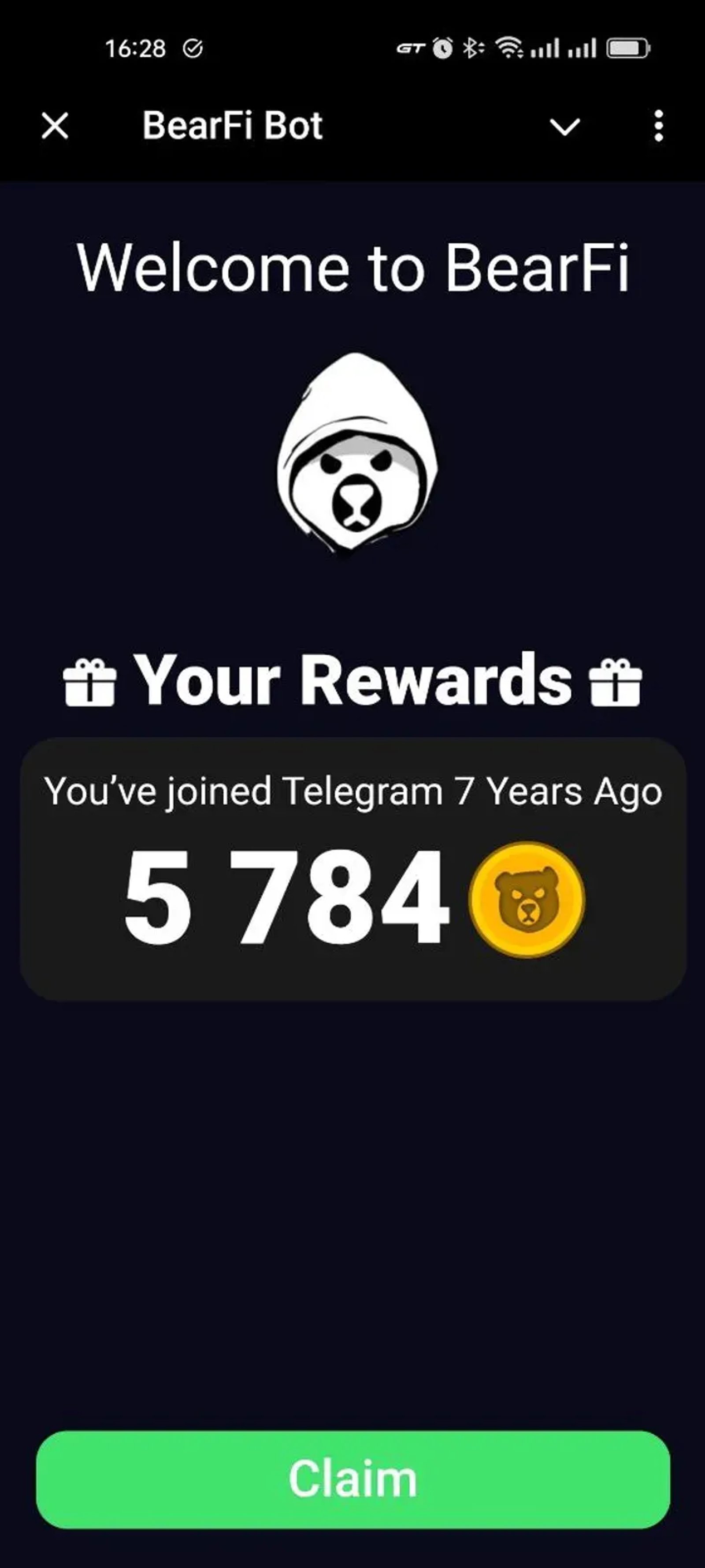 BearFi Bot в Телеграм — скриншот 3